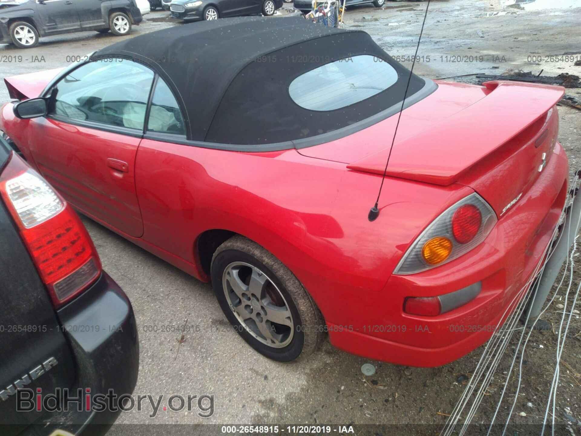 2003 MITSUBISHI ECLIPSE - VIN: 4A3AE45G23E145614 - Фото 3