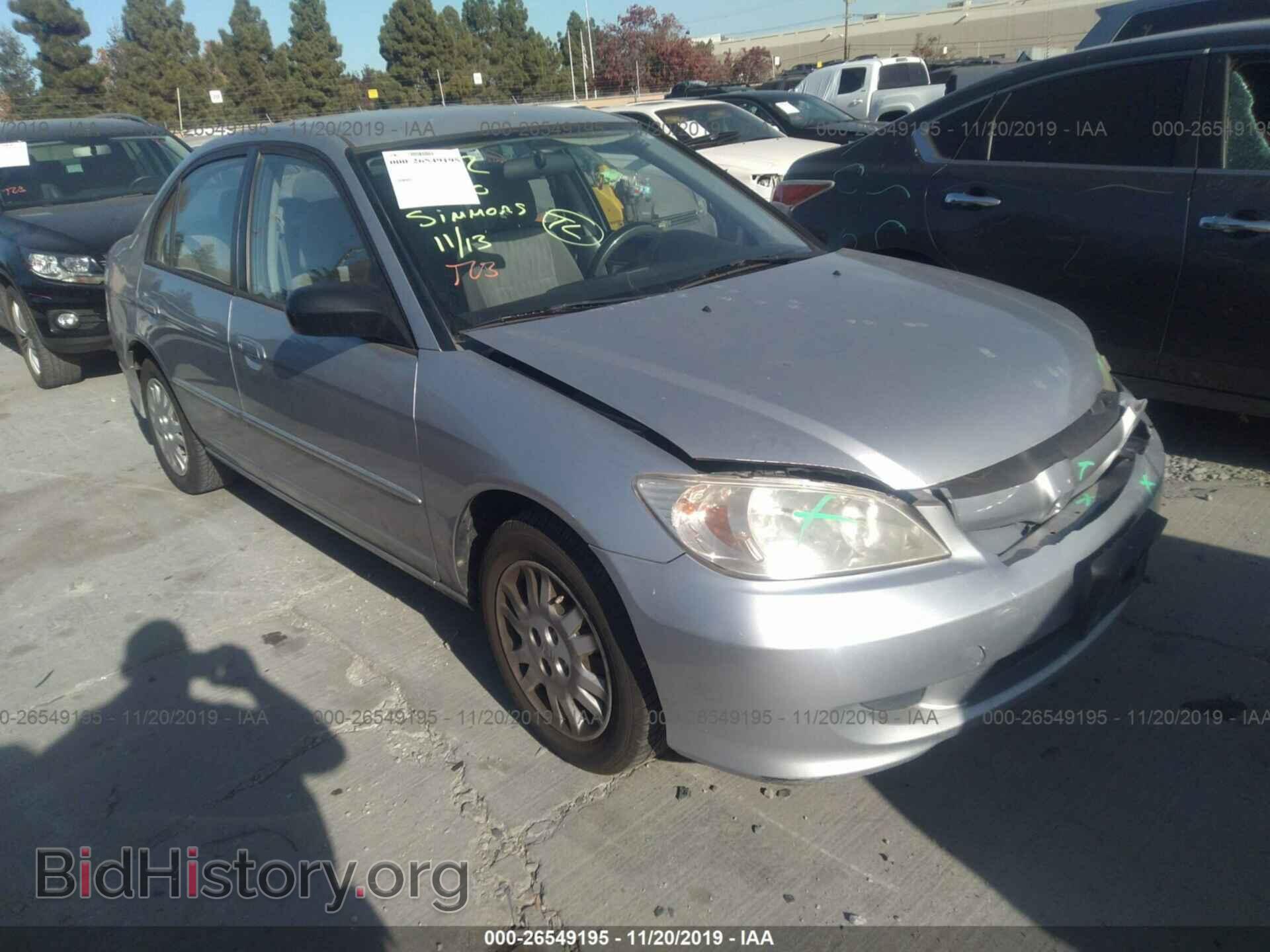 Photo JHMES16525S004165 - HONDA CIVIC 2005