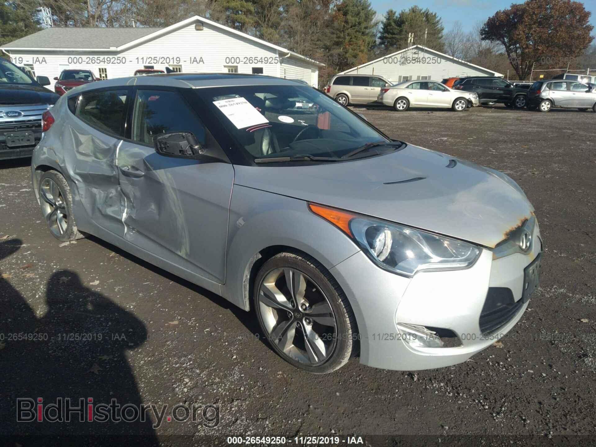 Photo KMHTC6AD1CU030352 - HYUNDAI VELOSTER 2012