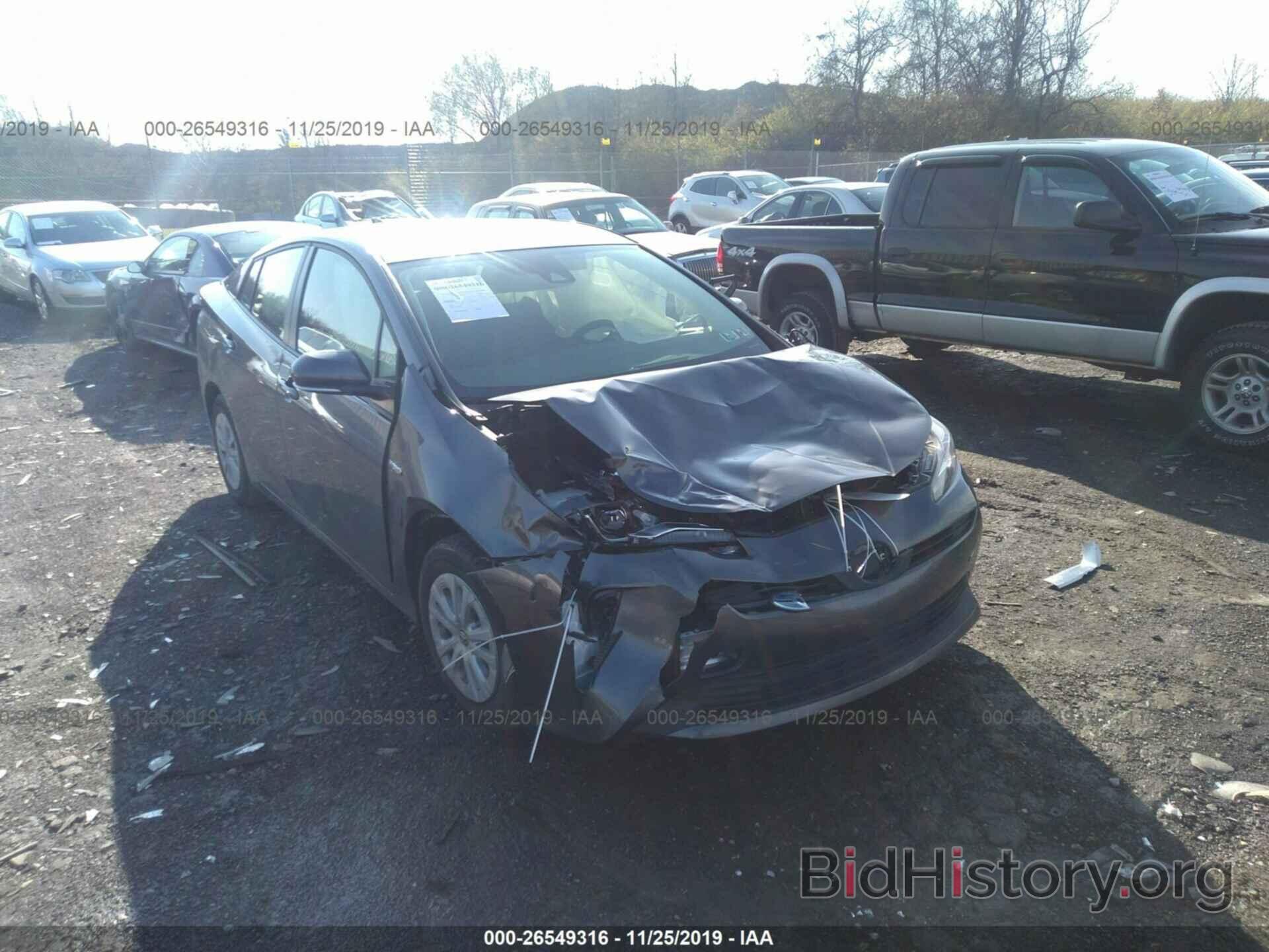 Photo JTDKARFU0K3069311 - TOYOTA PRIUS 2019