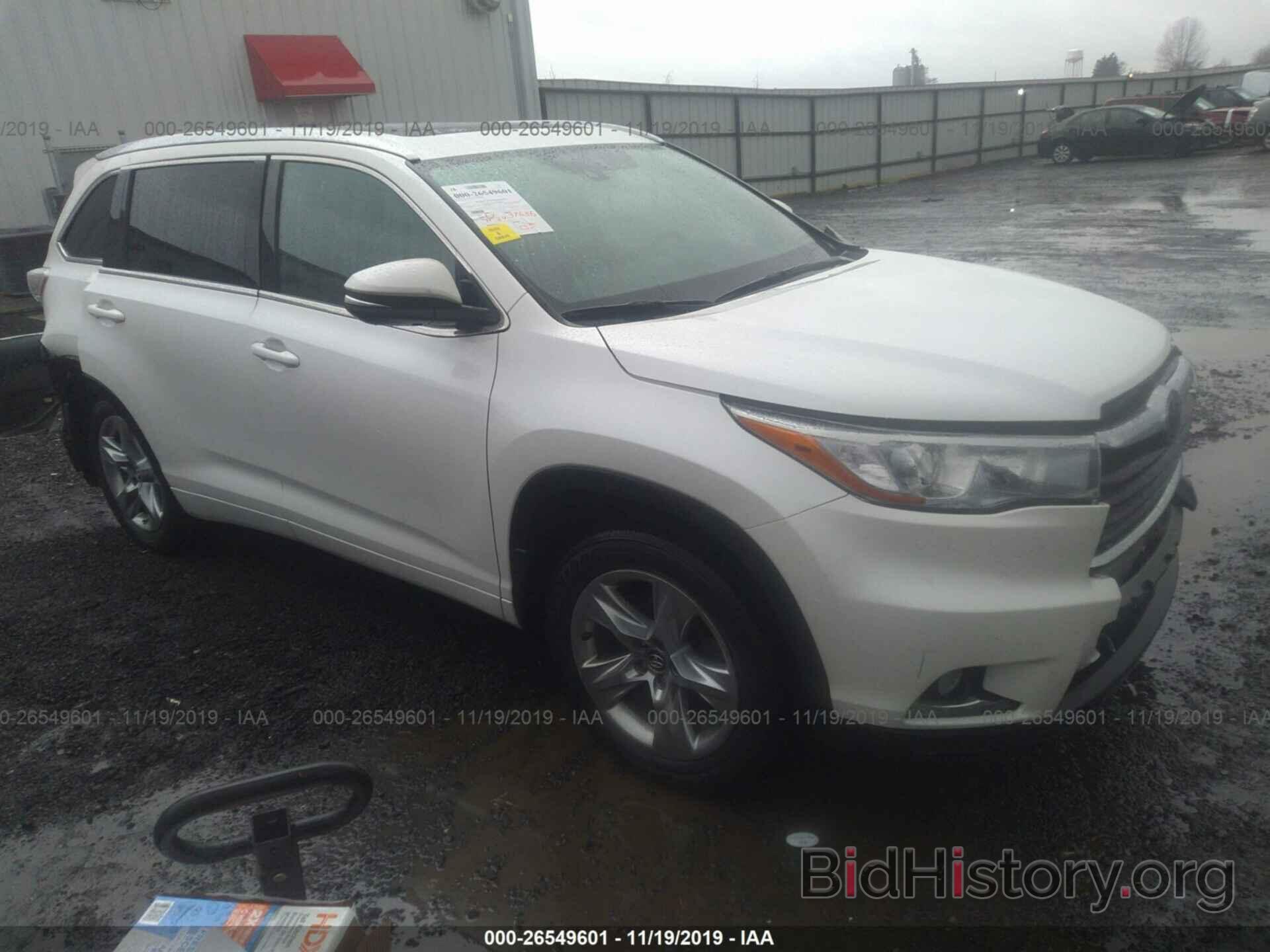 Photo 5TDDKRFH8GS335463 - TOYOTA HIGHLANDER 2016