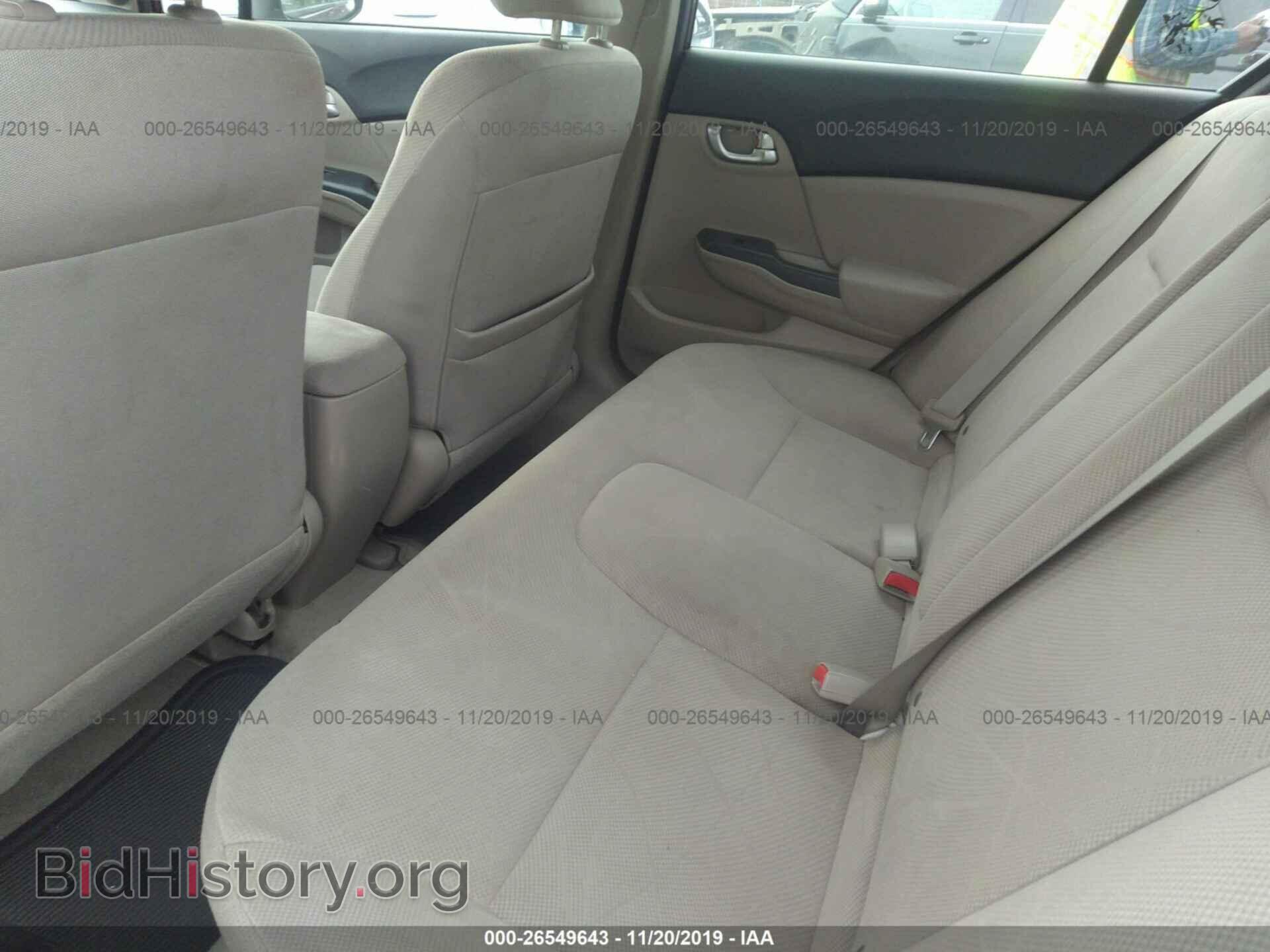2012 HONDA CIVIC - VIN: 19XFB2F87CE353196 - Фото 8