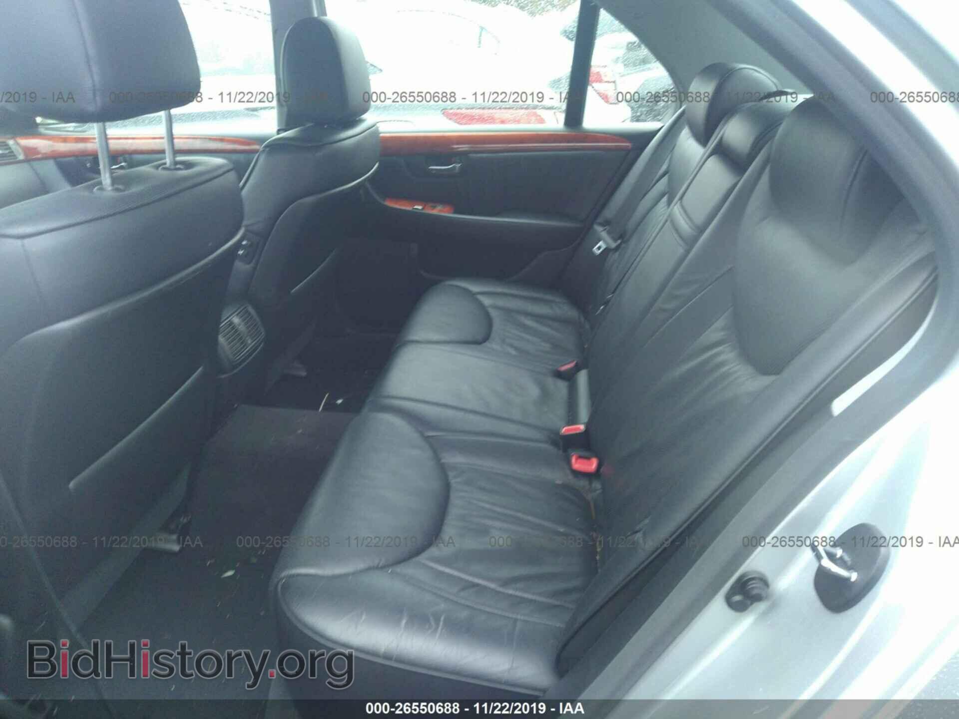 2004 LEXUS LS - VIN: JTHBN36F840170828 - Фото 8