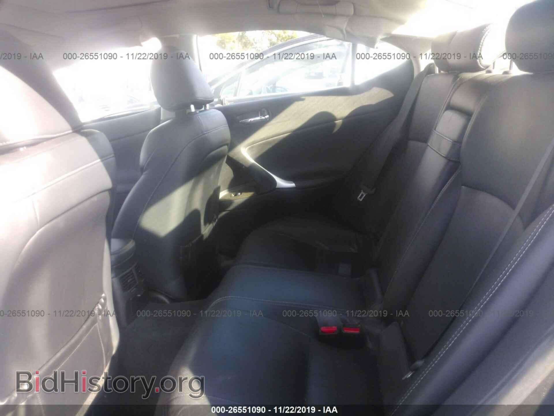 2011 LEXUS IS - VIN: JTHBF5C22B2100852 - Фото 8