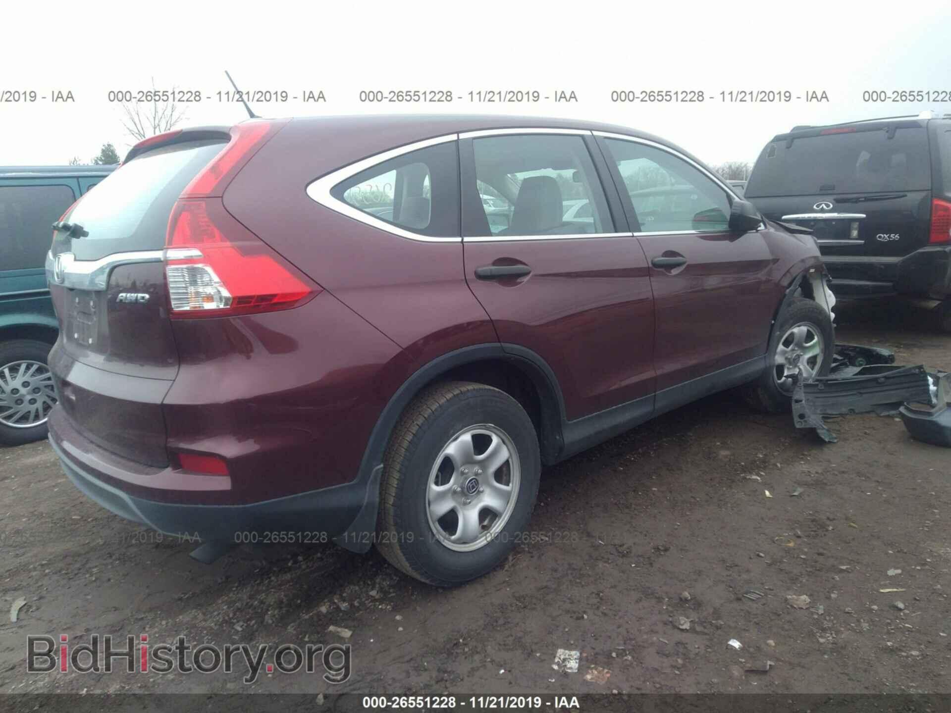 2015 HONDA CR-V - VIN: 5J6RM4H38FL107168 - Фото 4