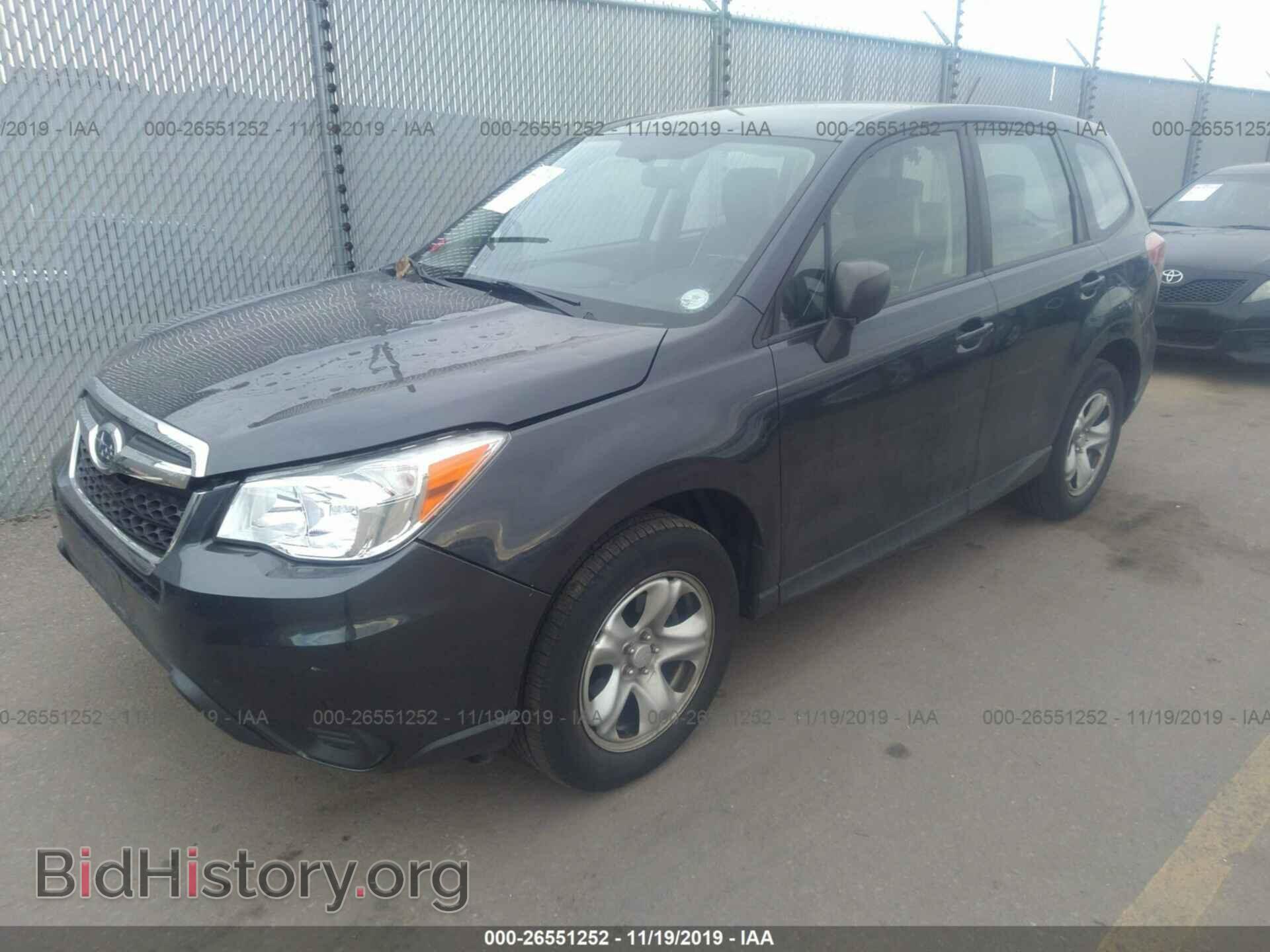 2014 SUBARU FORESTER - VIN: JF2SJAAC9EH510524 - Фото 2
