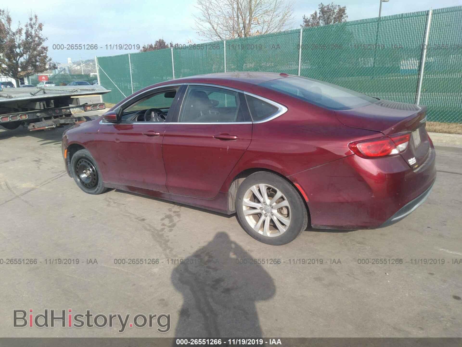 2015 CHRYSLER 200 - VIN: 1C3CCCAB4FN649225 - Photo 3