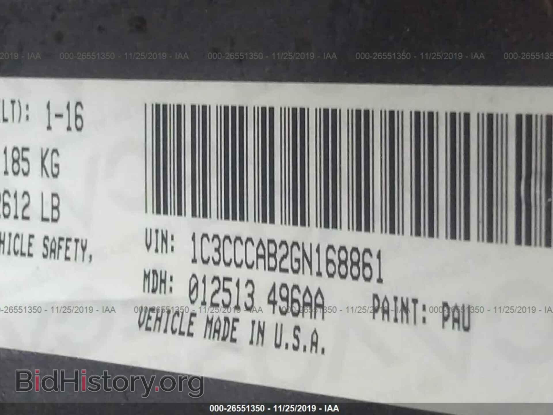 2016 CHRYSLER 200 - VIN: 1C3CCCAB2GN168861 - Photo 9