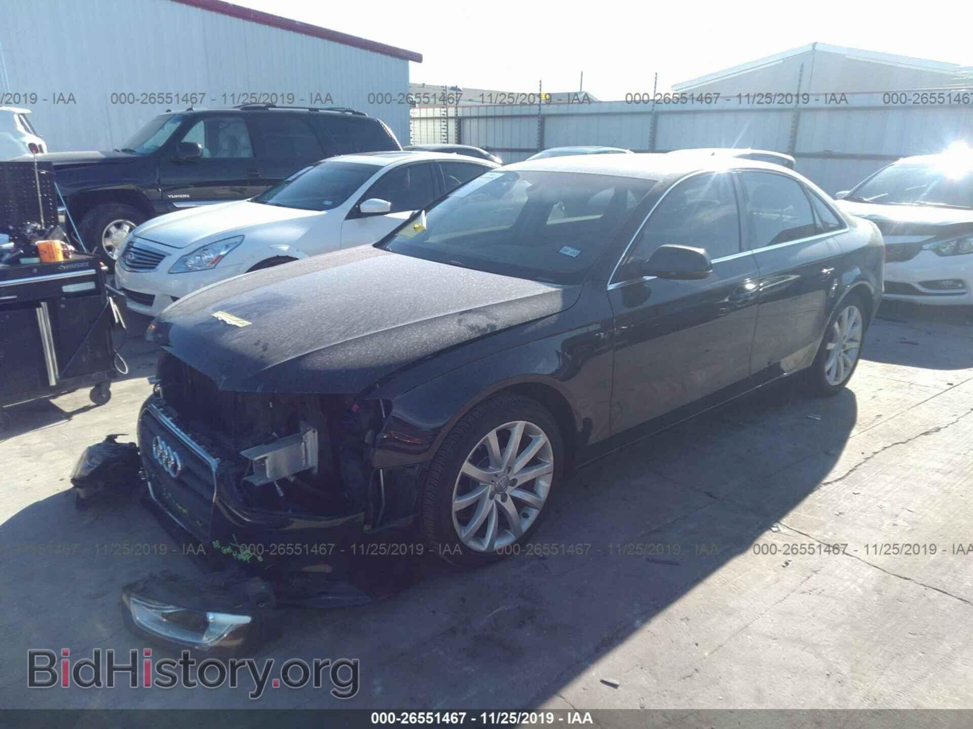 2013 AUDI A4 - VIN: WAUEFAFL0DA161019 - Фото 2