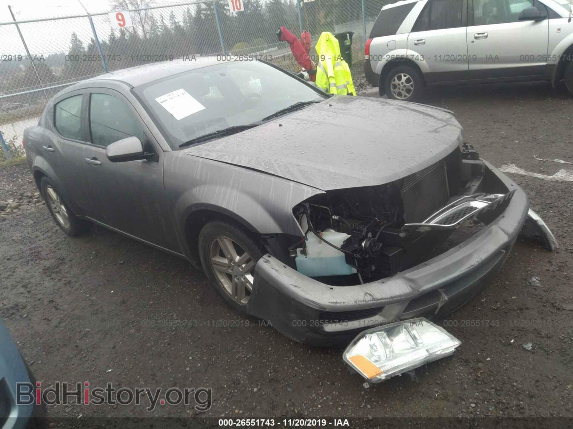 Фотография 1C3CDZCB3CN237046 - DODGE AVENGER 2012