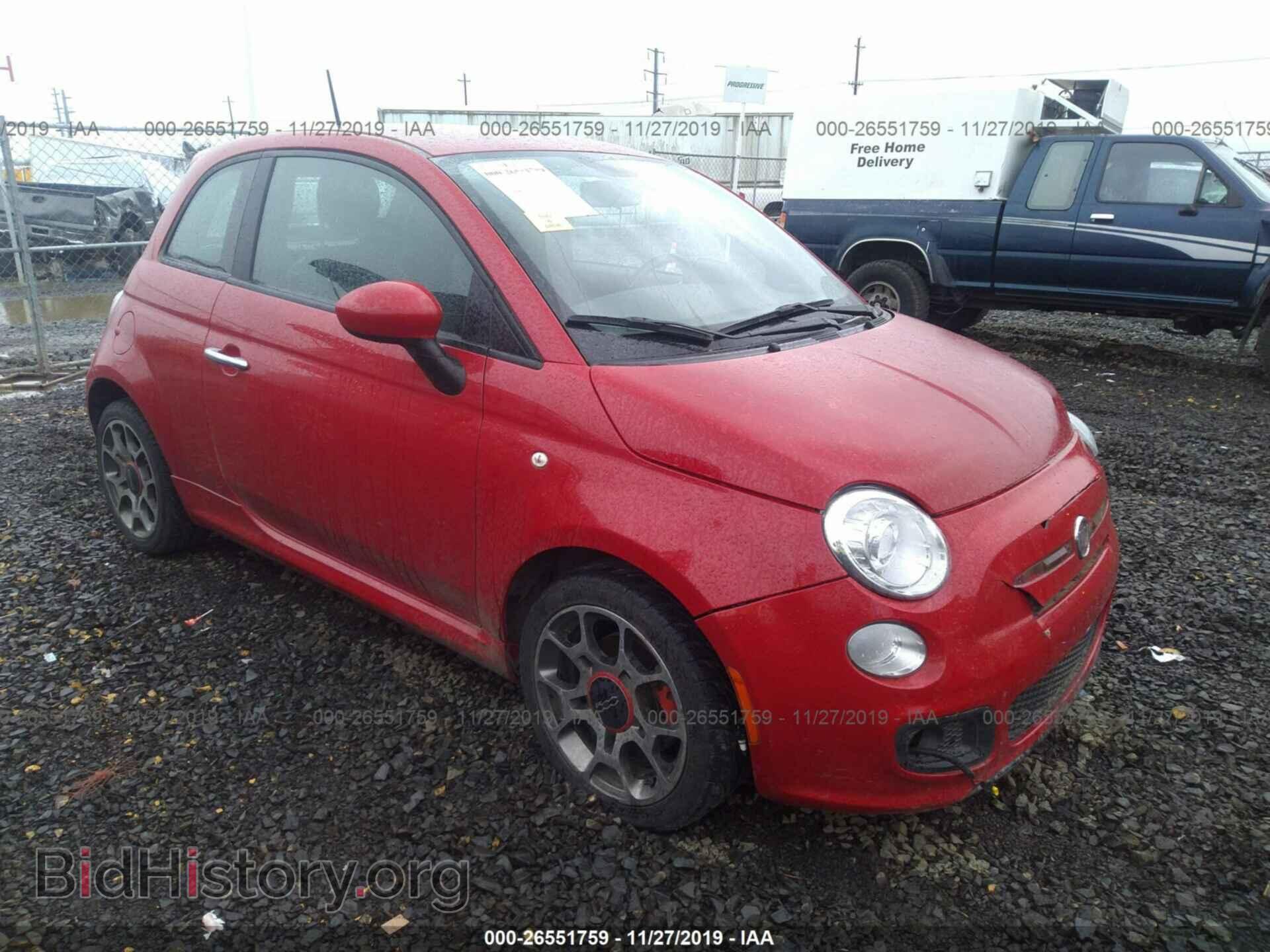 Photo 3C3CFFBR5CT363626 - FIAT 500 2012