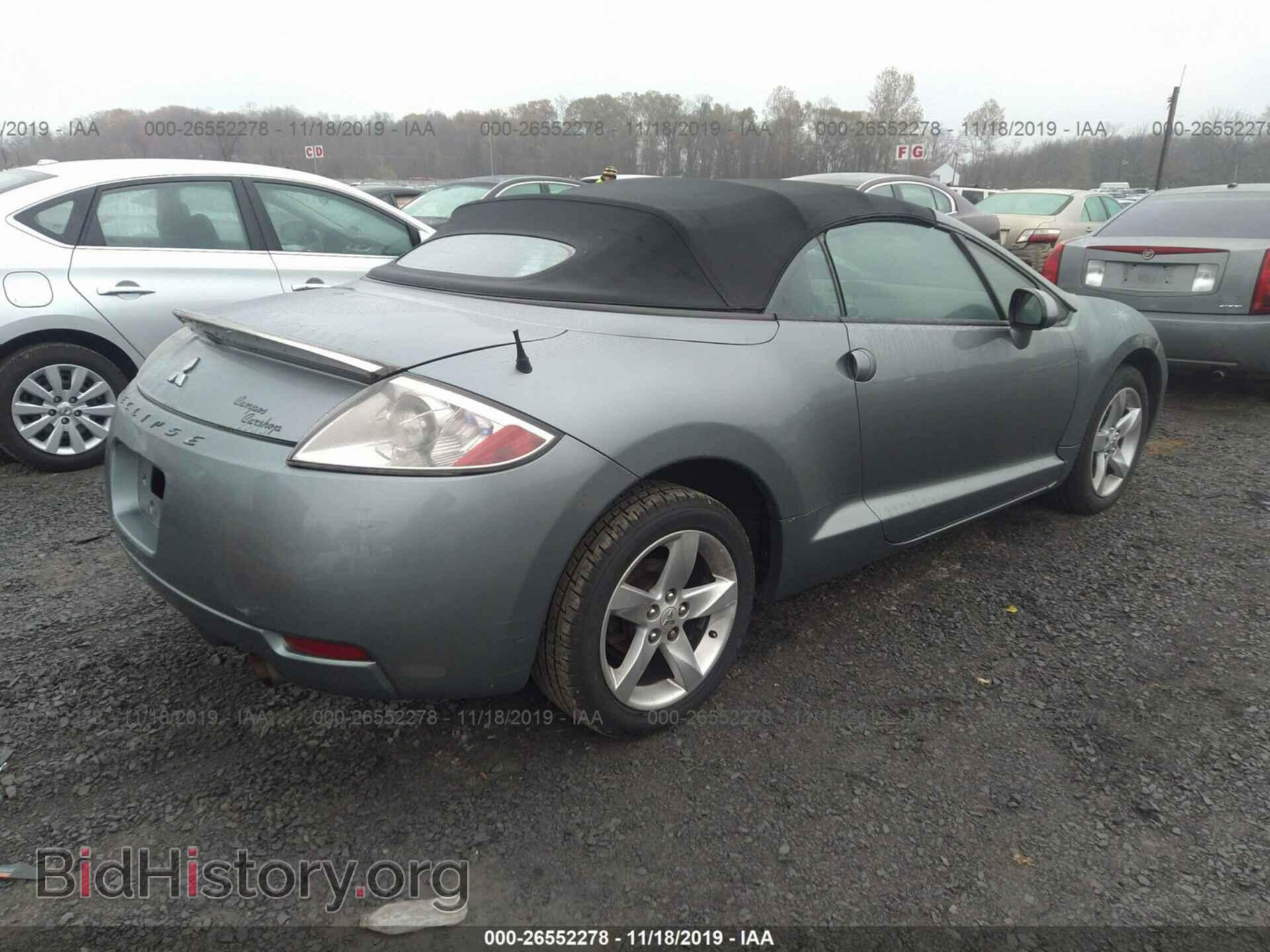 2007 MITSUBISHI ECLIPSE - VIN: 4A3AL25F87E001122 - Фото 4