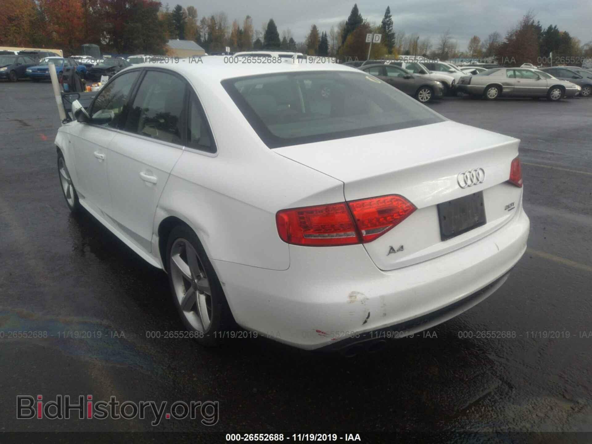 2012 AUDI A4 - VIN: WAUFFAFL7CA044475 - Фото 3