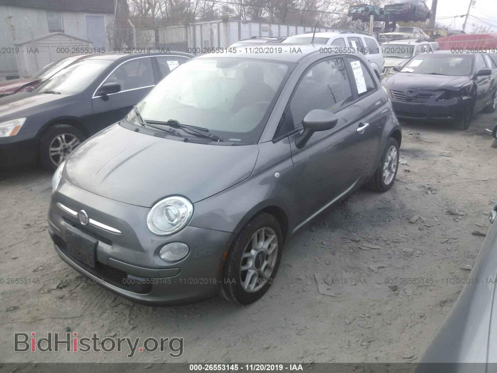 2012 FIAT 500 - VIN: 3C3CFFAR3CT124335 - Фото 2