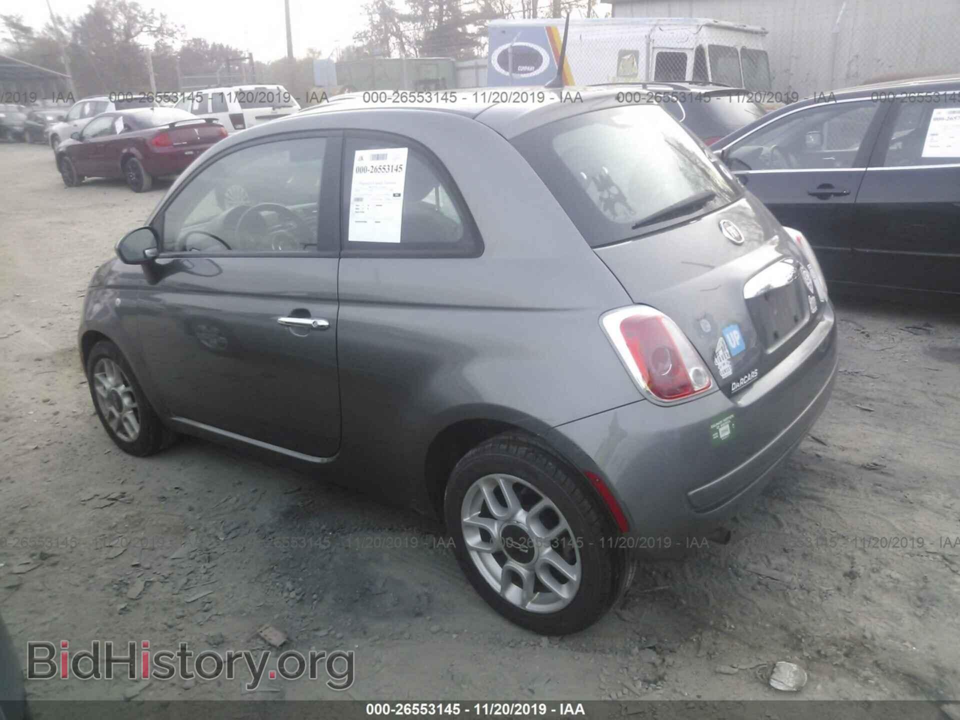2012 FIAT 500 - VIN: 3C3CFFAR3CT124335 - Фото 3