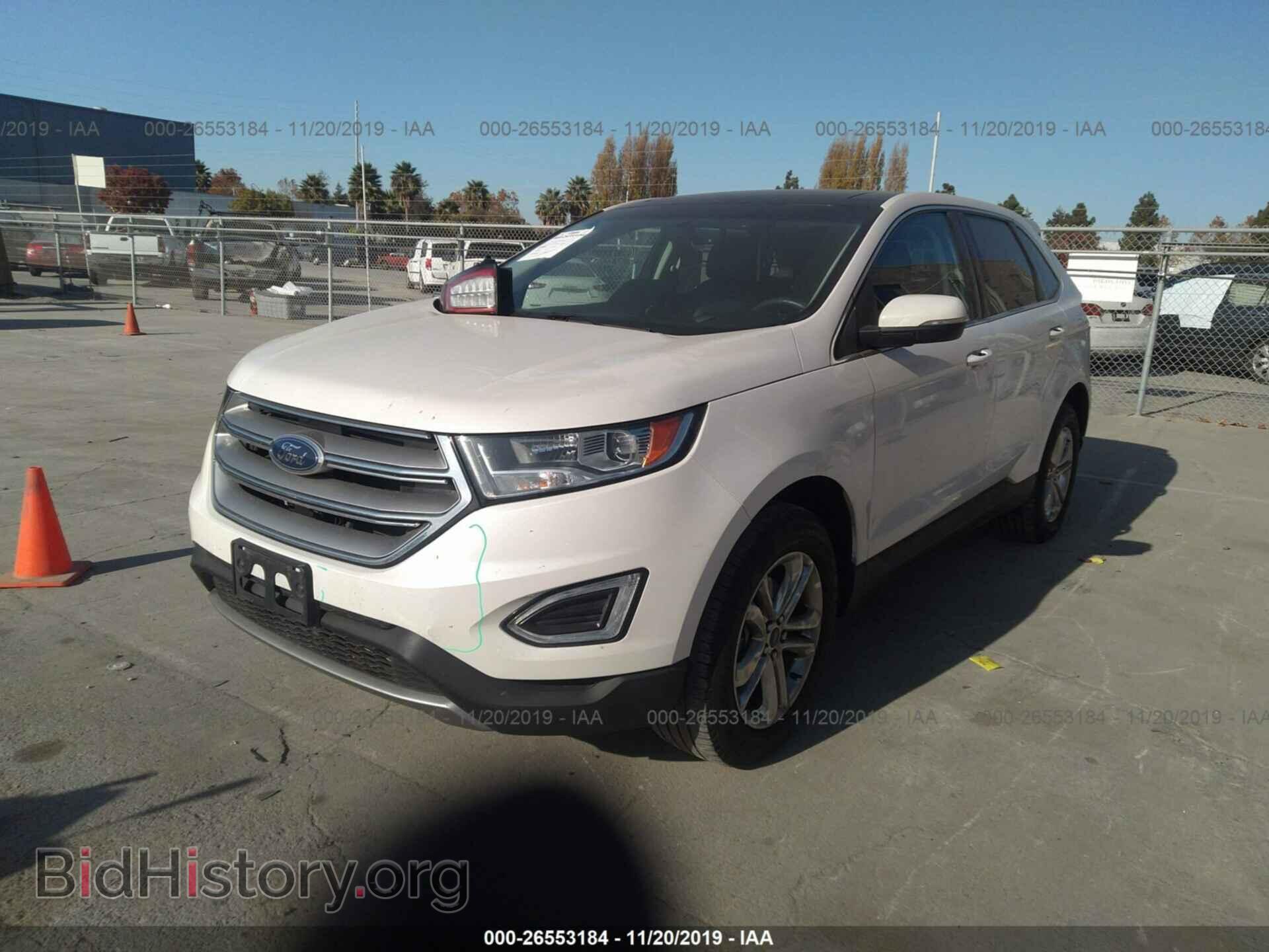 2016 FORD EDGE - VIN: 2FMPK3J91GBB31739 - Фото 2