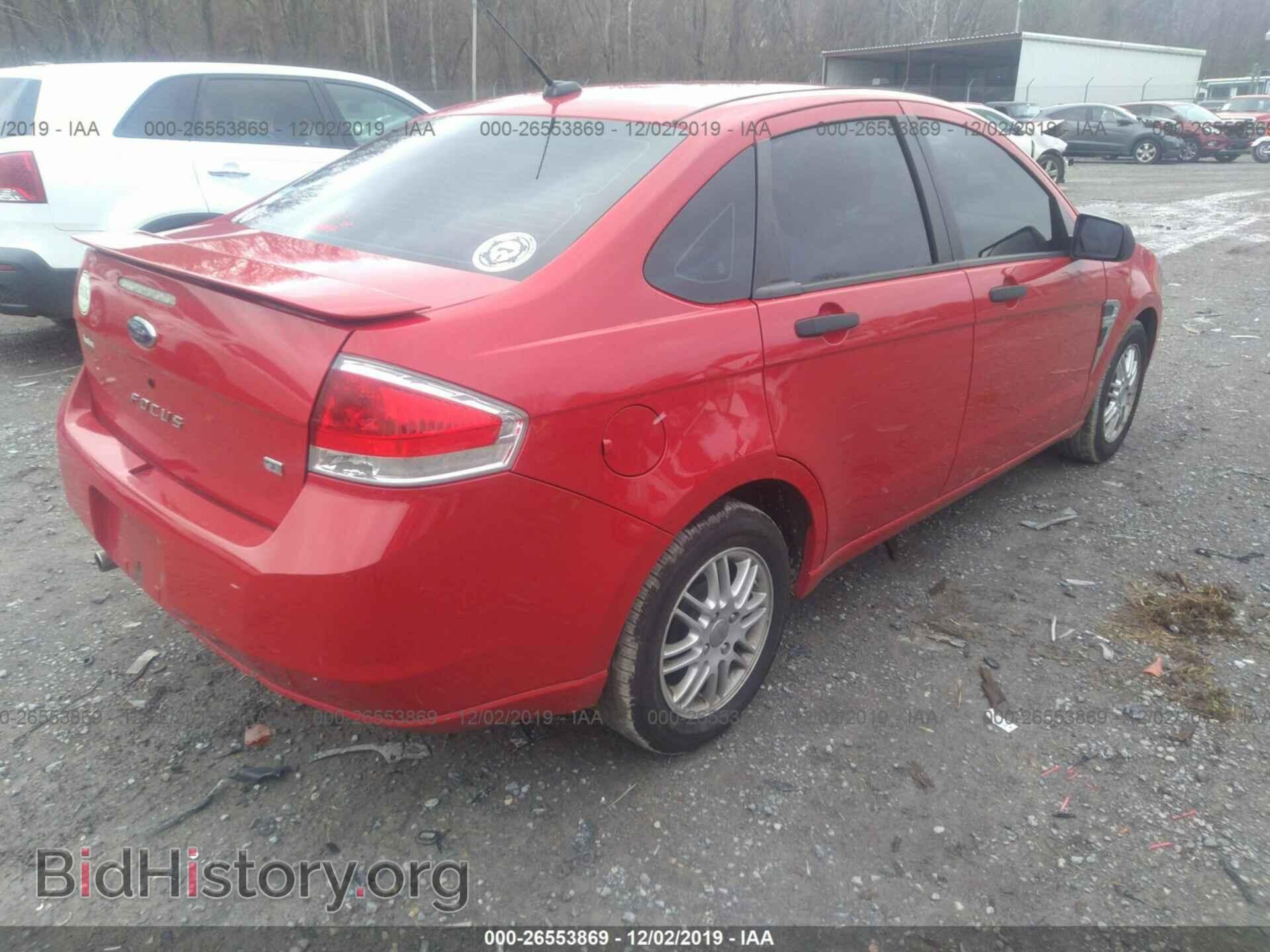 2008 FORD FOCUS - VIN: 1FAHP35N38W207498 - Фото 4