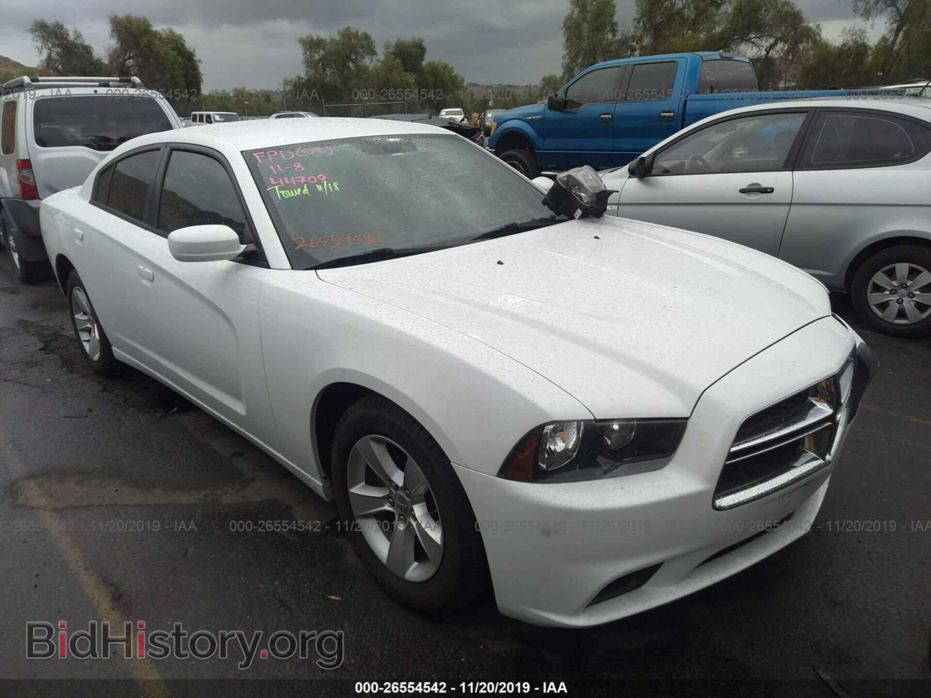 Фотография 2C3CDXBG4DH600062 - DODGE CHARGER 2013