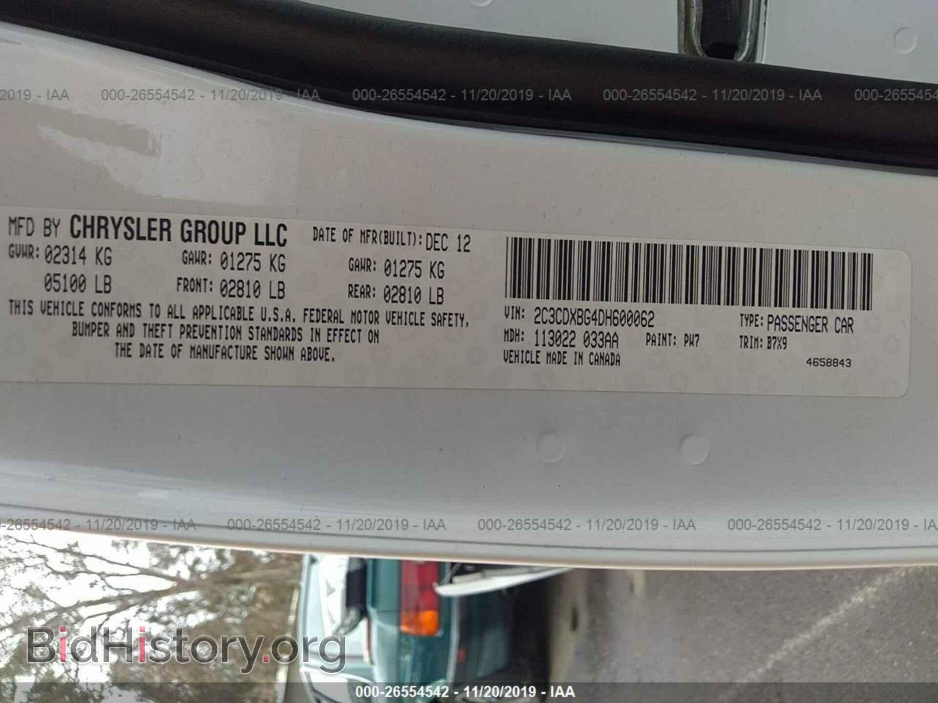 2013 DODGE CHARGER - VIN: 2C3CDXBG4DH600062 - Фото 9