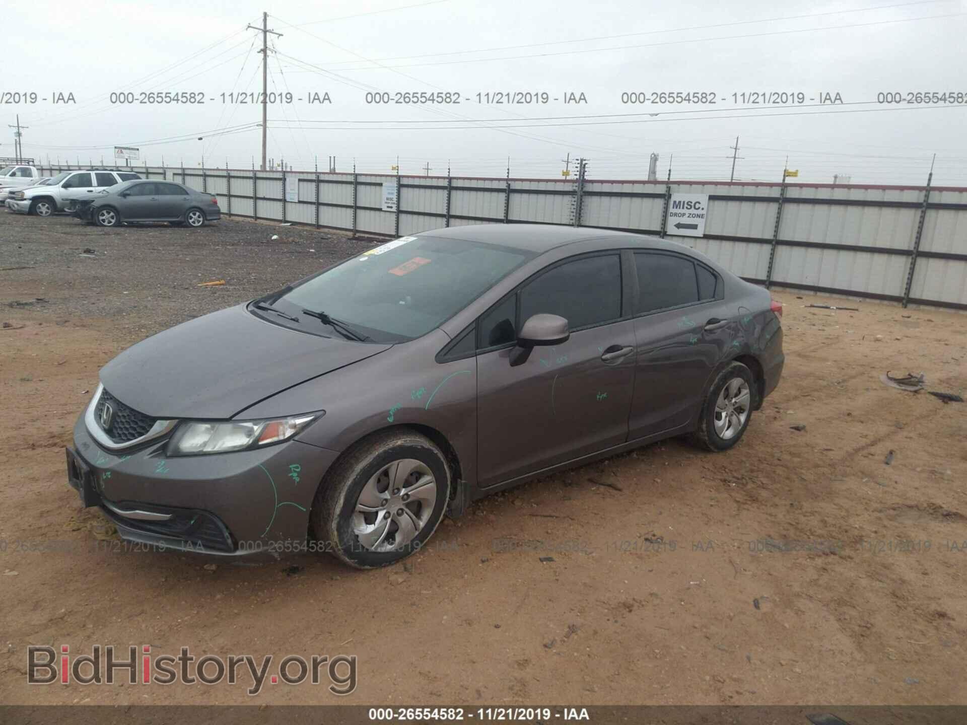 2013 HONDA CIVIC - VIN: 19XFB2F52DE026955 - Фото 2