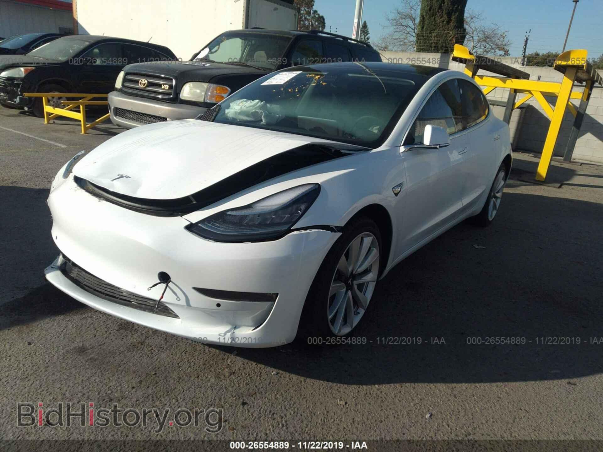 2019 TESLA MODEL 3 - VIN: 5YJ3E1EB7KF390422 - Фото 2