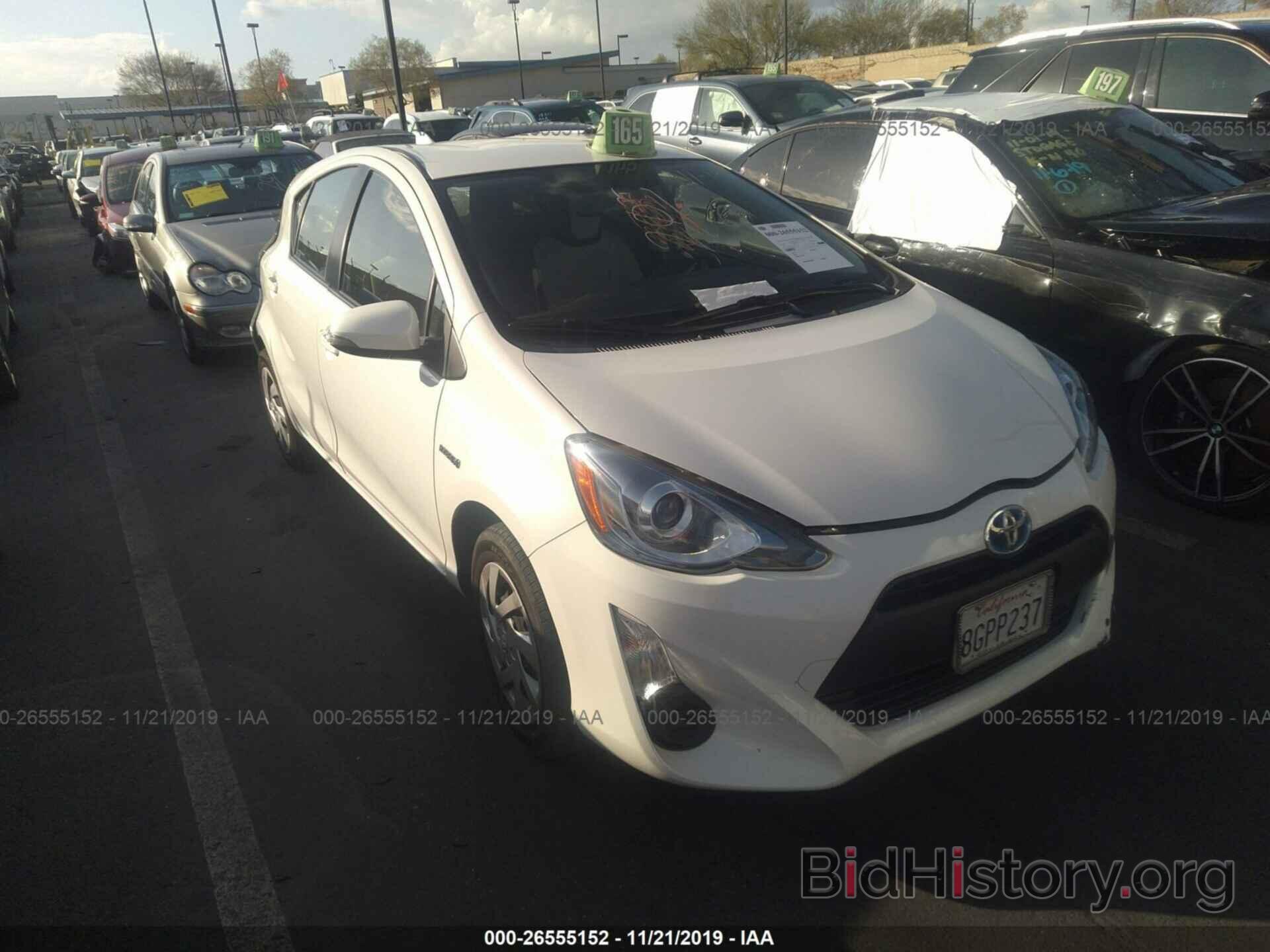 Photo JTDKDTB34F1112356 - TOYOTA PRIUS C 2015