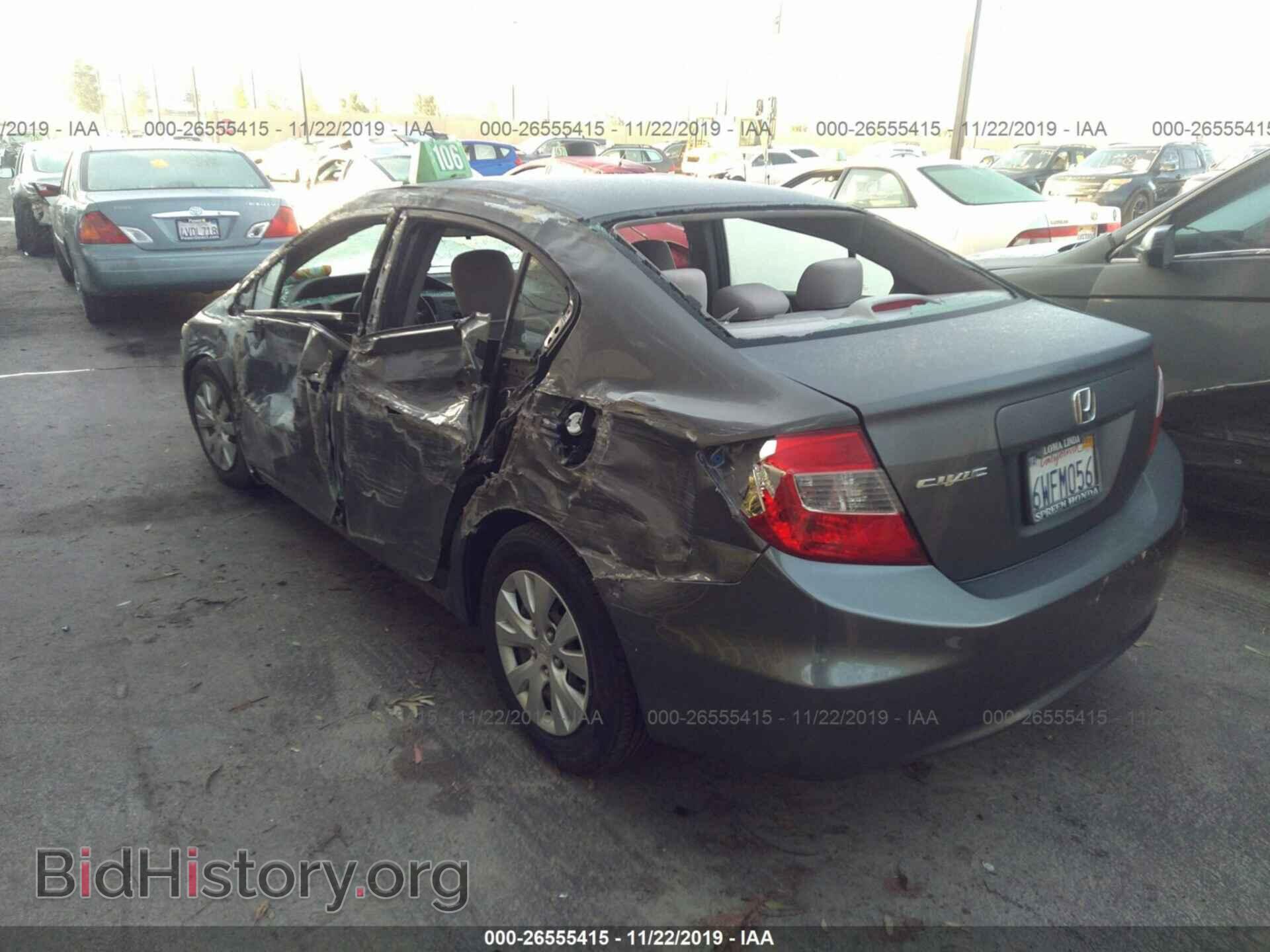 2012 HONDA CIVIC - VIN: 19XFB2F58CE352726 - Фото 3