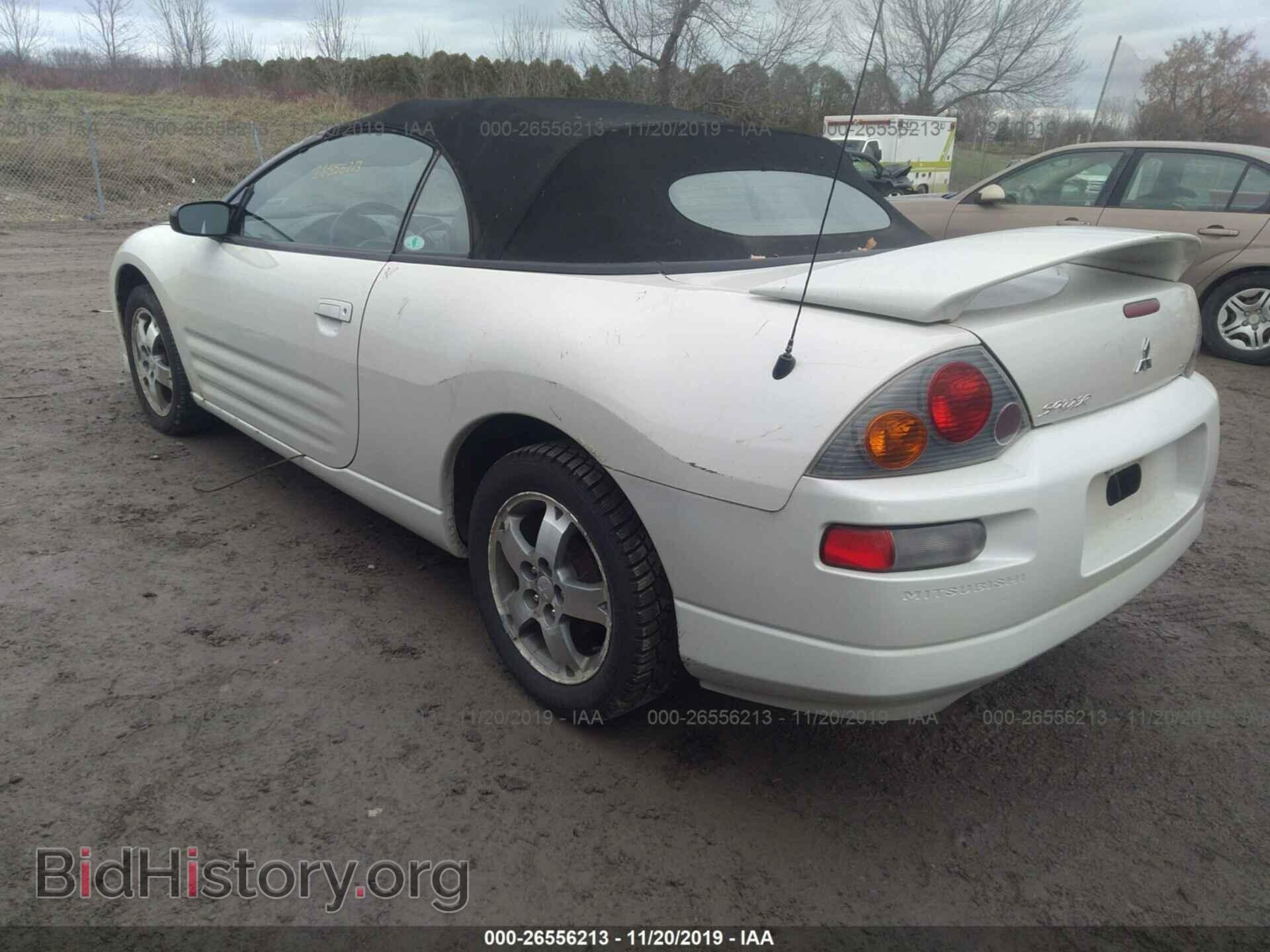2003 MITSUBISHI ECLIPSE - VIN: 4A3AE45G93E011943 - Photo 3