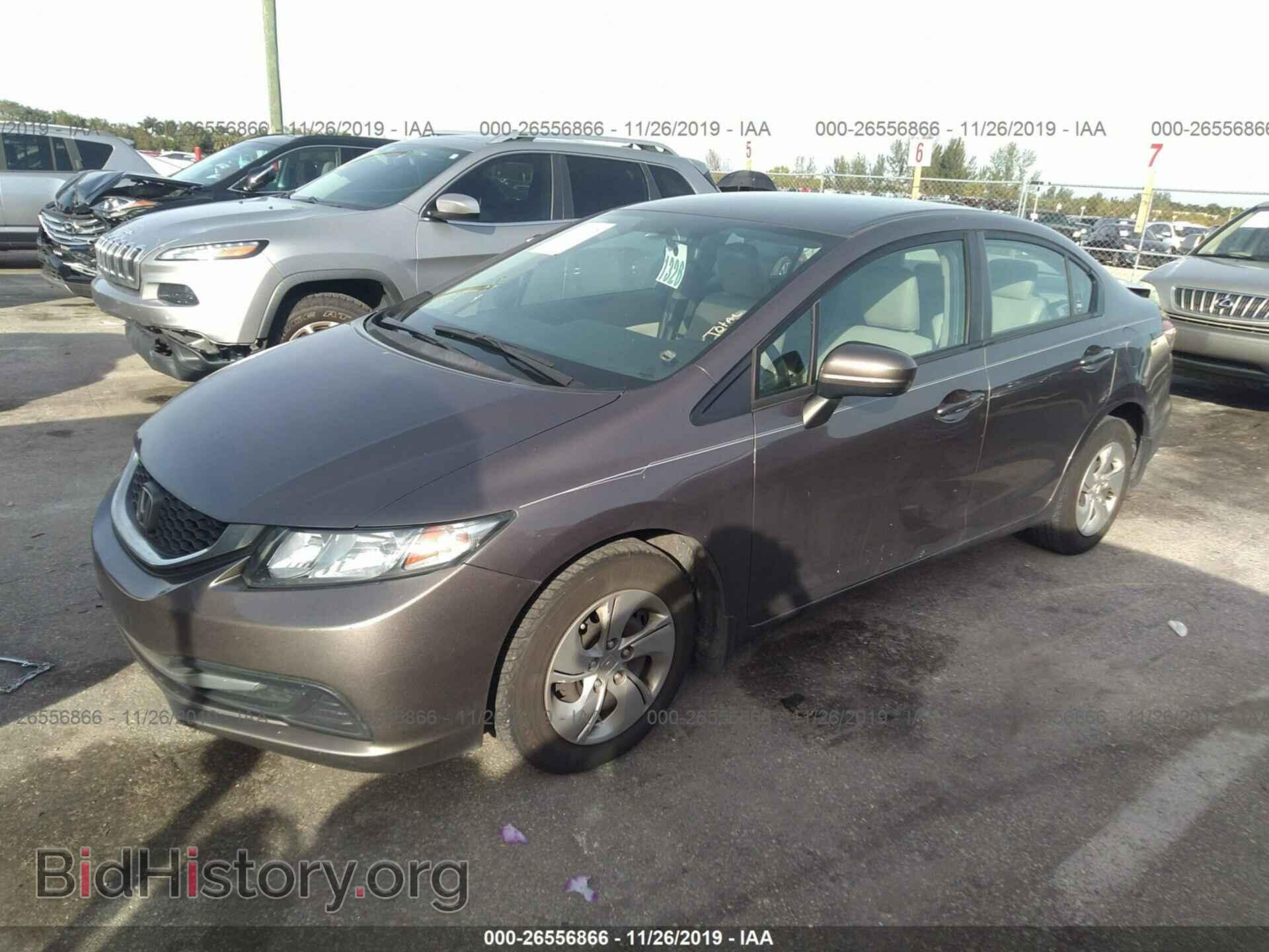 2014 Honda Civic - VIN: 19XFB2F56EE047339 - Фото 2