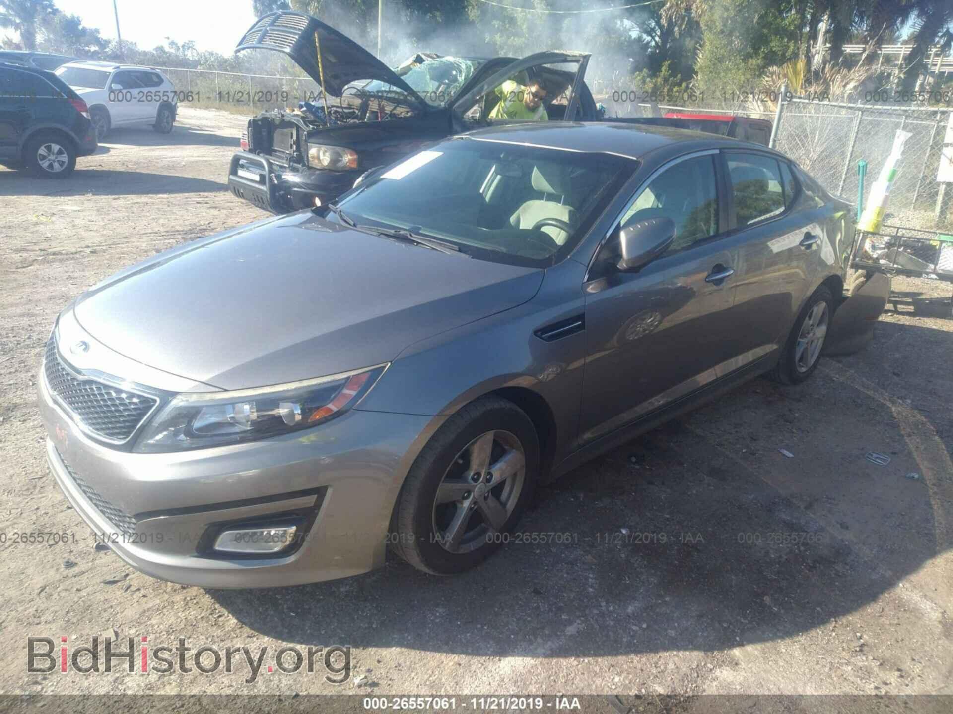 2015 KIA Optima - VIN: 5XXGM4A74FG427386 - Фото 2