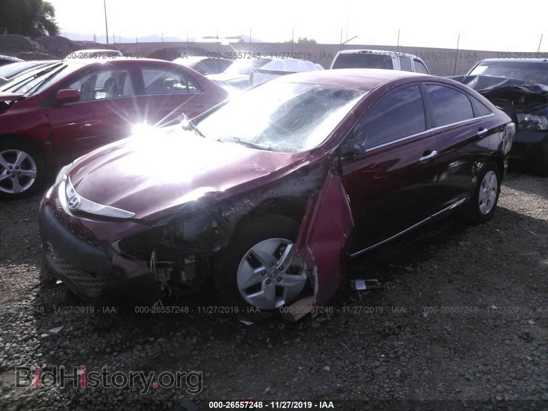 2012 HYUNDAI SONATA - VIN: KMHEC4A48CA021744 - Фото 2