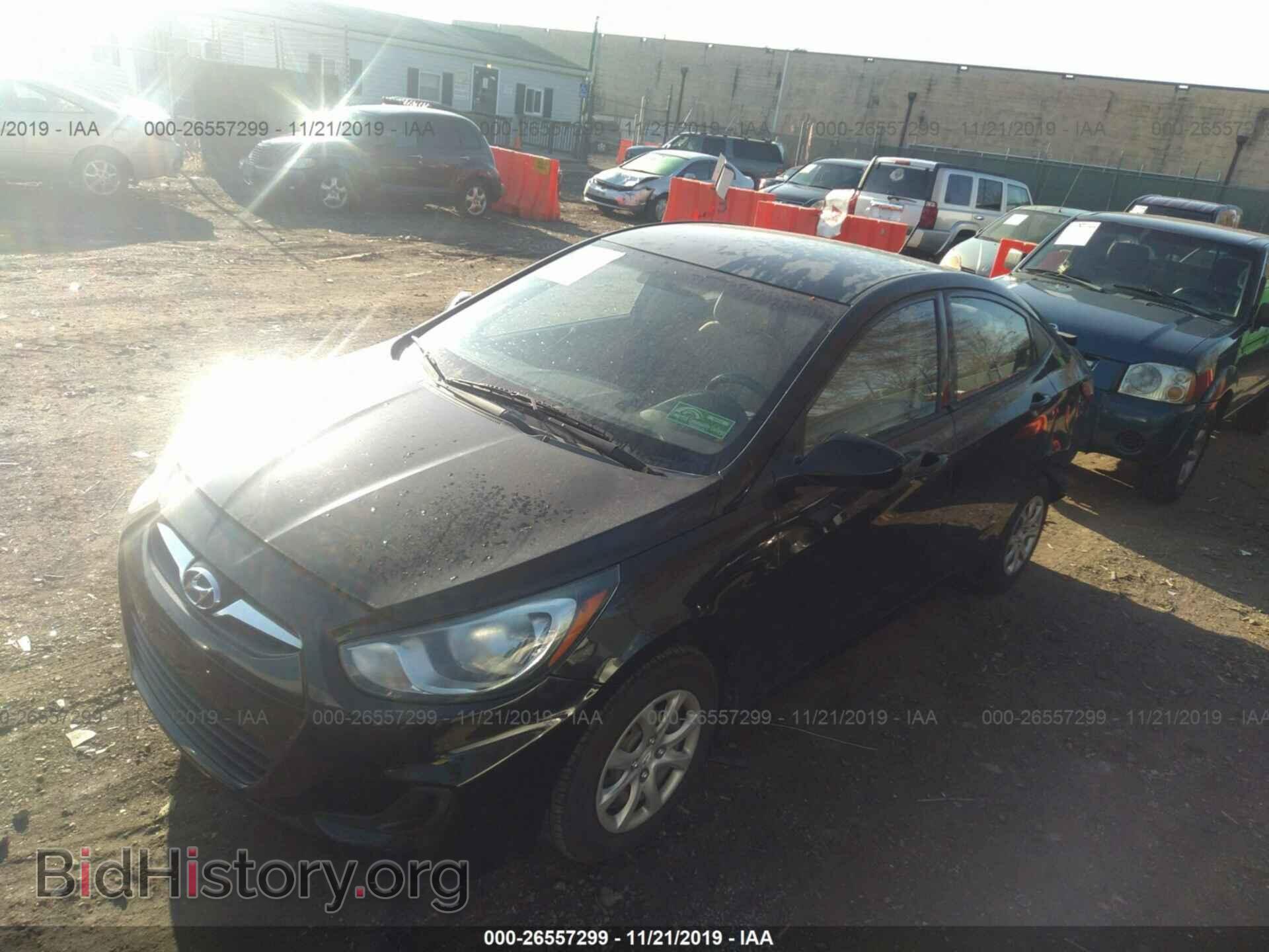 2013 HYUNDAI ACCENT - VIN: KMHCT4AE5DU323492 - Фото 2