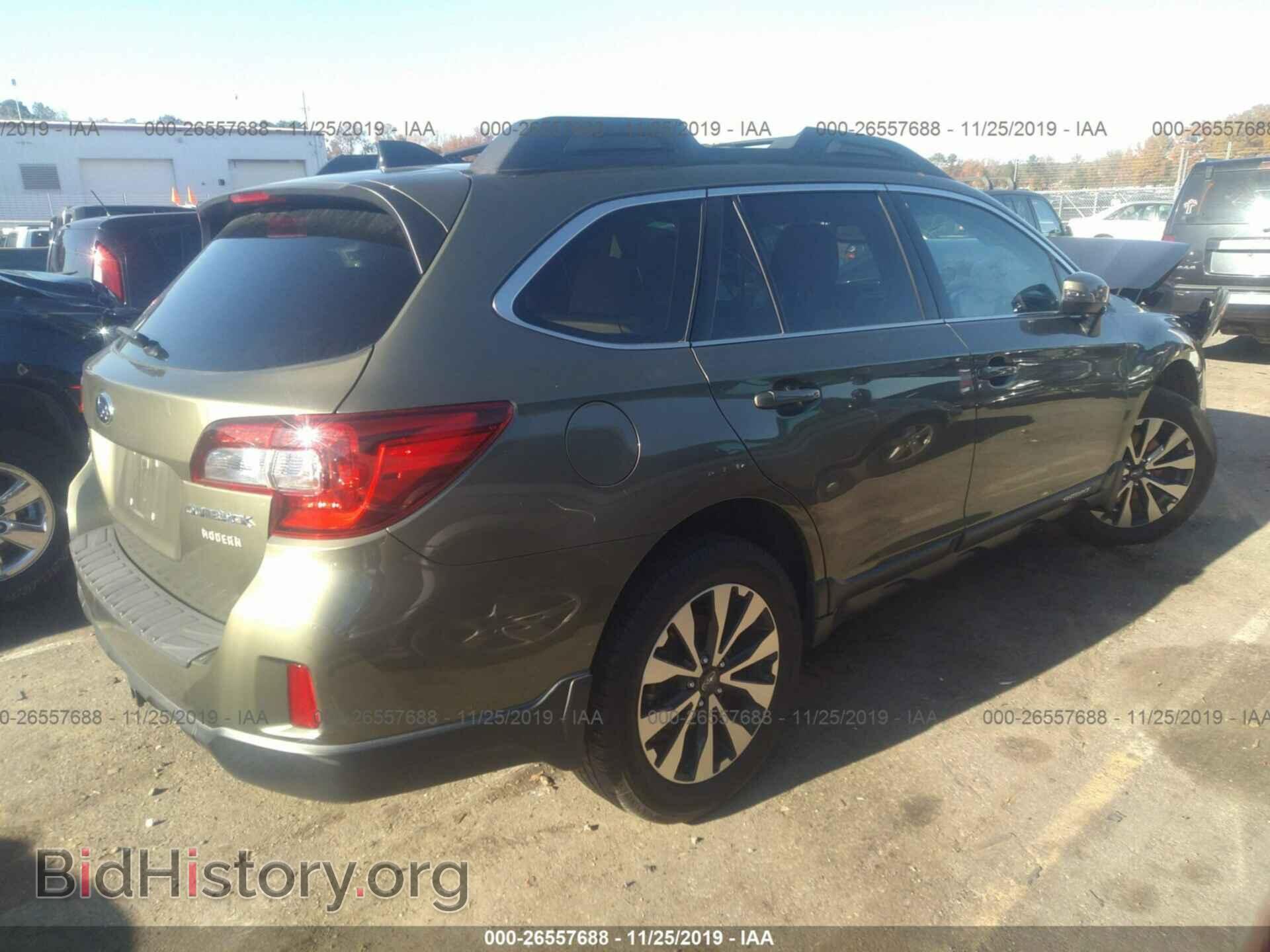 2016 SUBARU OUTBACK - VIN: 4S4BSBLC4G3269191 - Фото 4