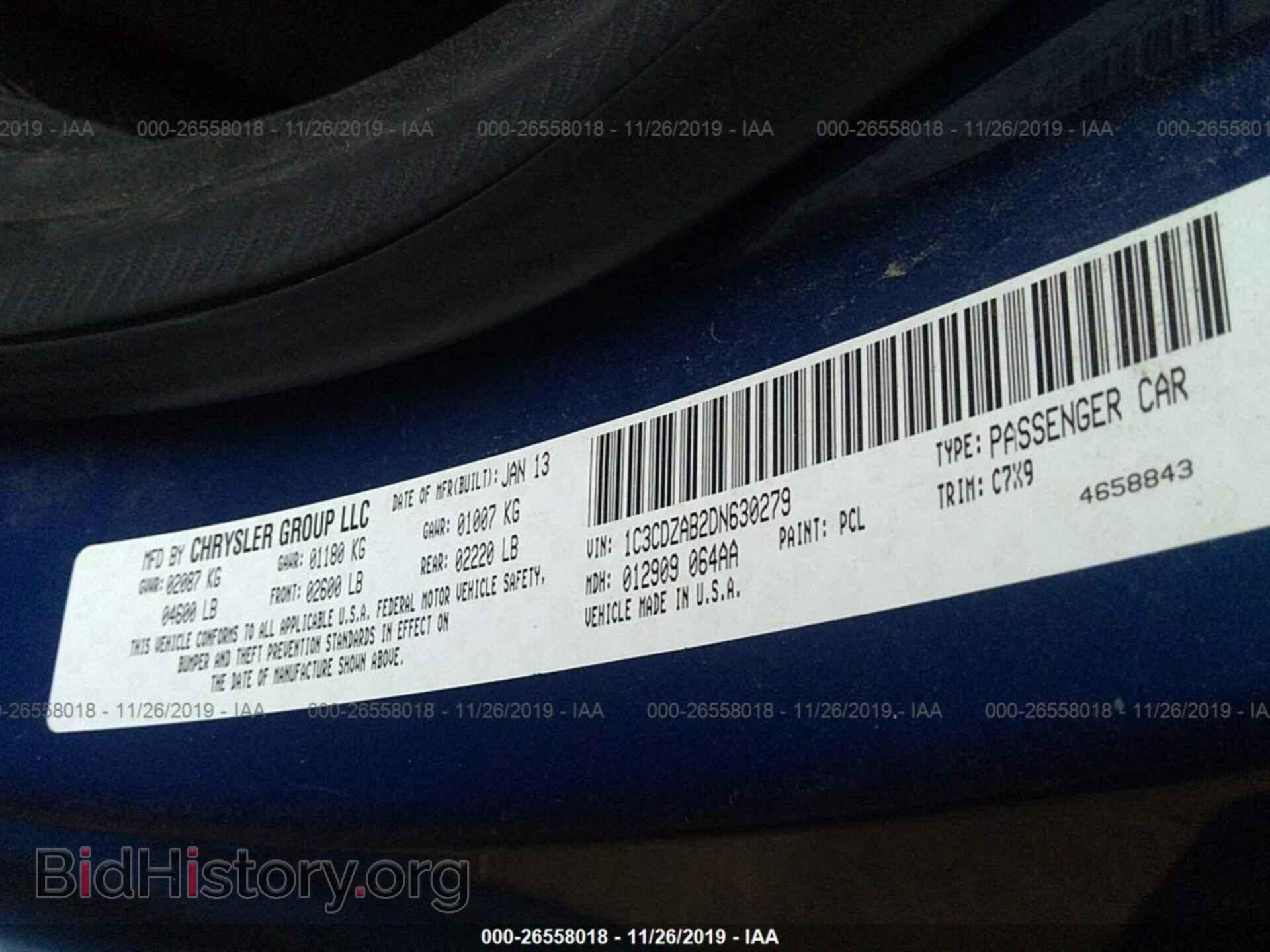 2013 DODGE AVENGER - VIN: 1C3CDZAB2DN630279 - Photo 9