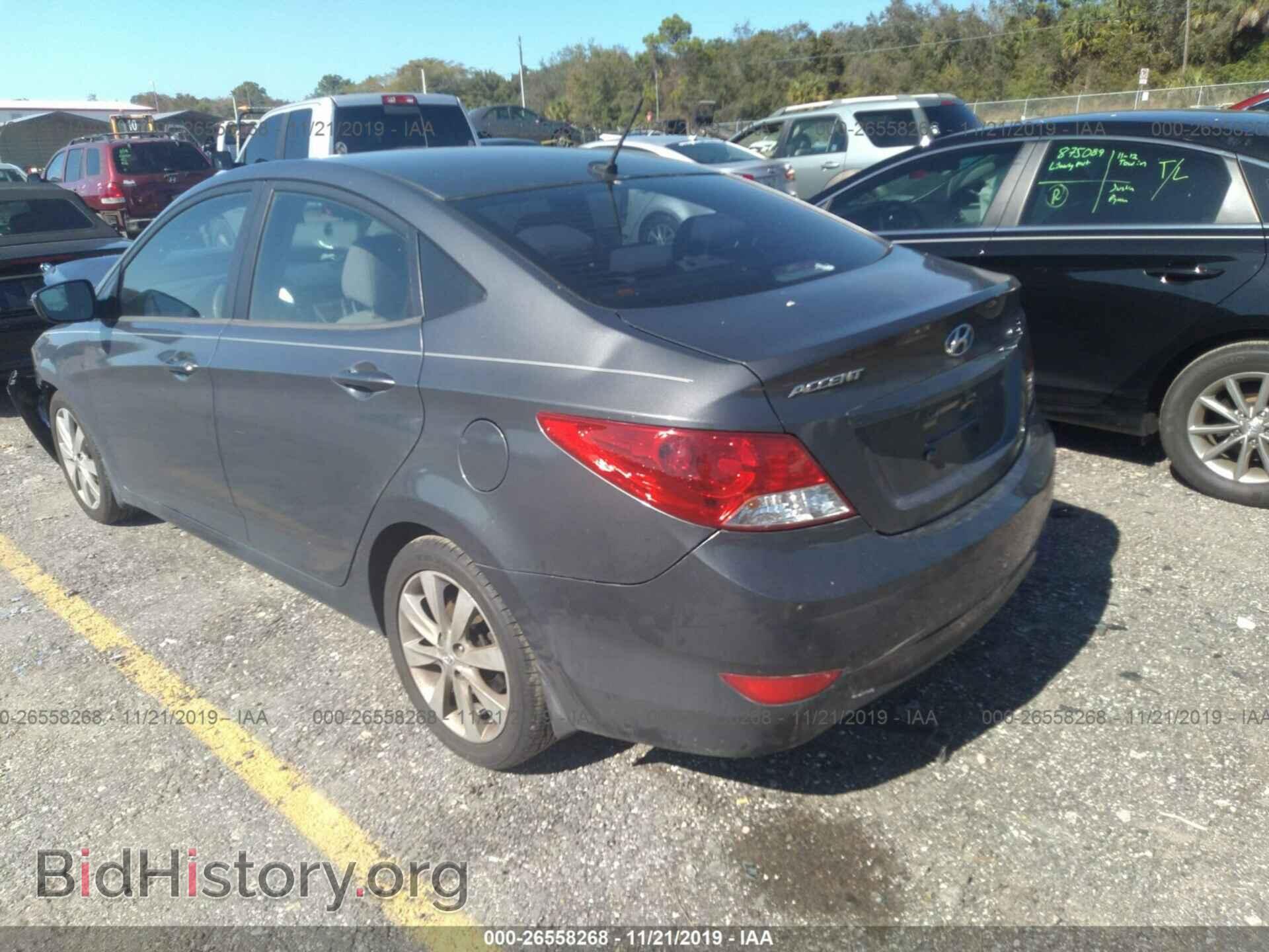 2012 HYUNDAI ACCENT - VIN: KMHCU4AE2CU123049 - Фото 3