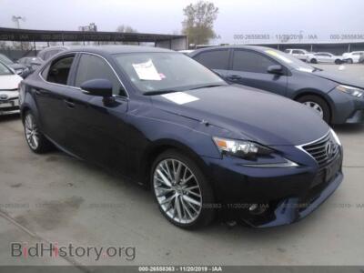 2015 Lexus IS 250, blue — VIN JTHBF1D29F5050706, IAAI