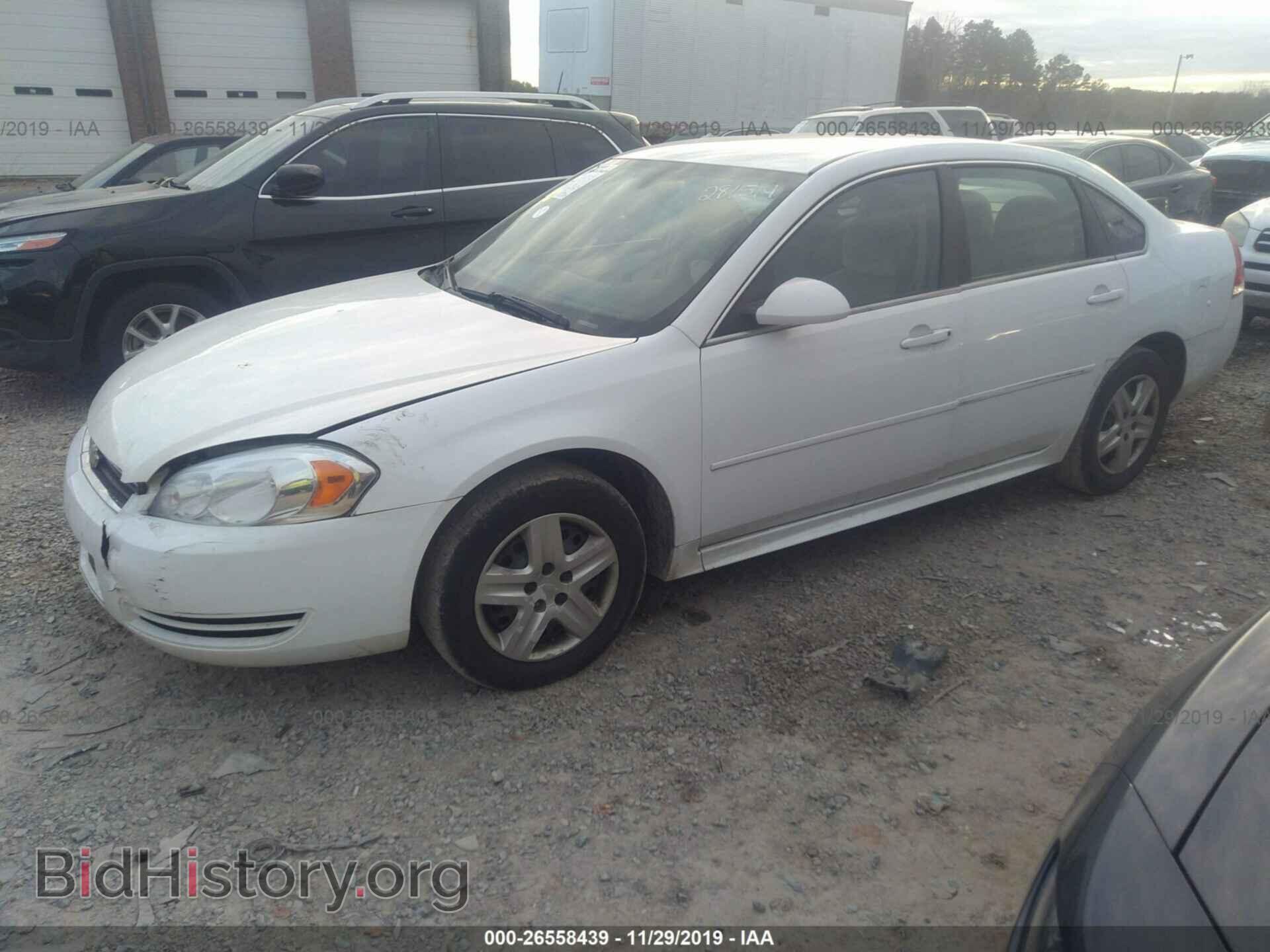 2011 CHEVROLET IMPALA - VIN: 2G1WF5EK8B1281514 - Фото 2