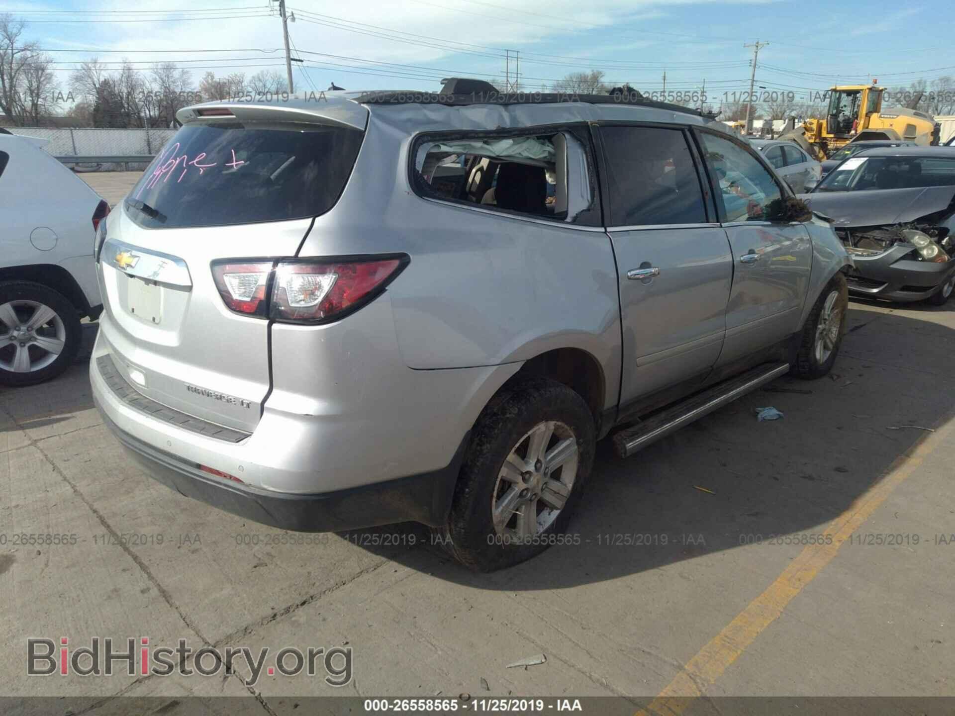 2013 CHEVROLET TRAVERSE - VIN: 1GNKRGKD1DJ263600 - Фото 4