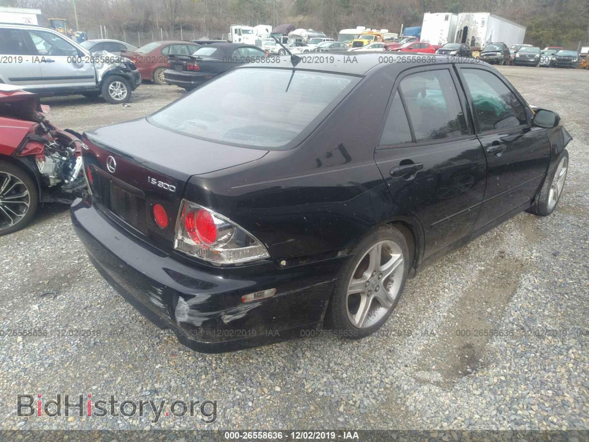 2001 LEXUS IS - VIN: JTHBD182810011403 - Фото 4