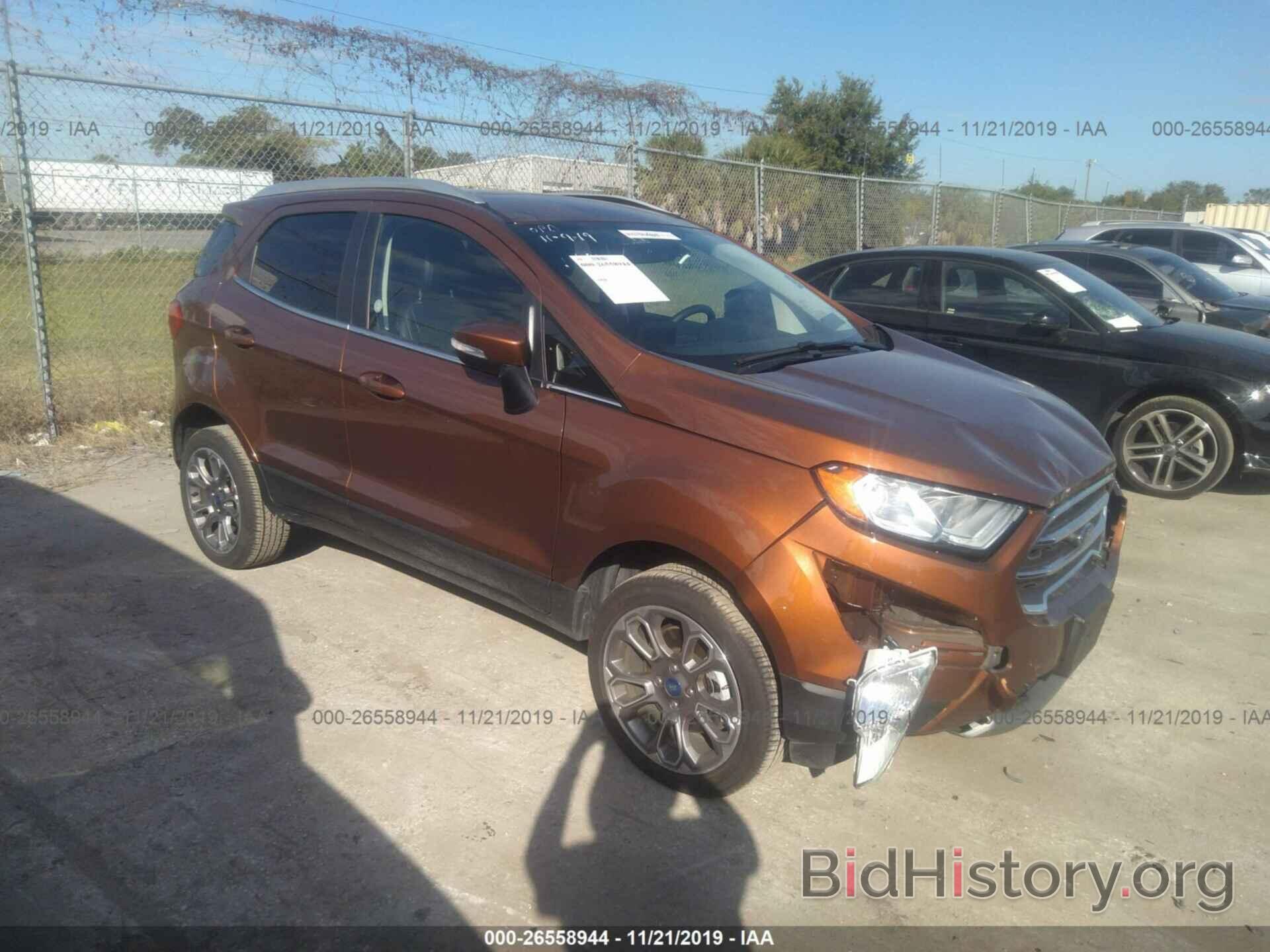 Фотография MAJ6S3KL0KC299445 - FORD ECOSPORT 2019