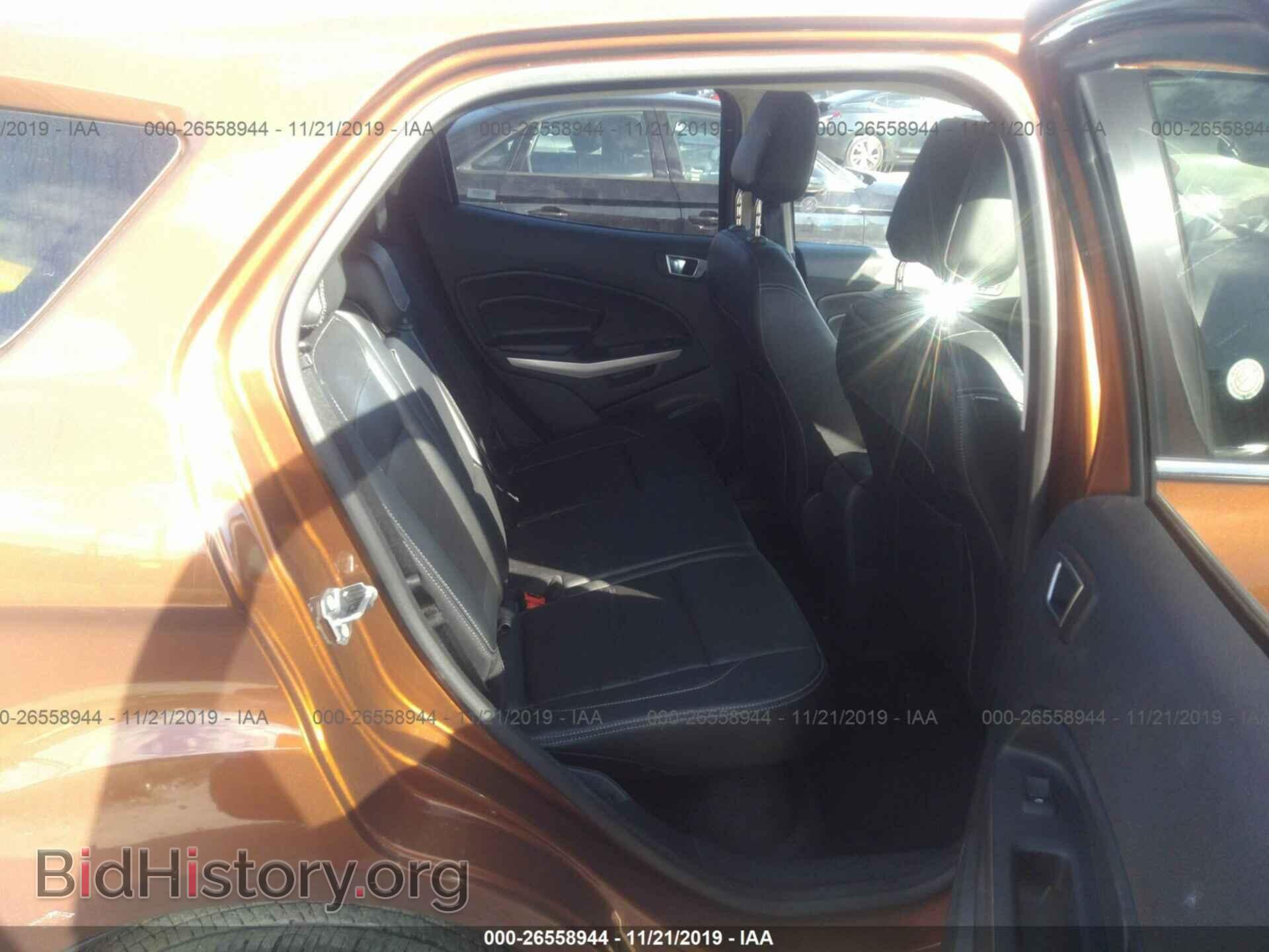 2019 FORD ECOSPORT - VIN: MAJ6S3KL0KC299445 - Фото 8