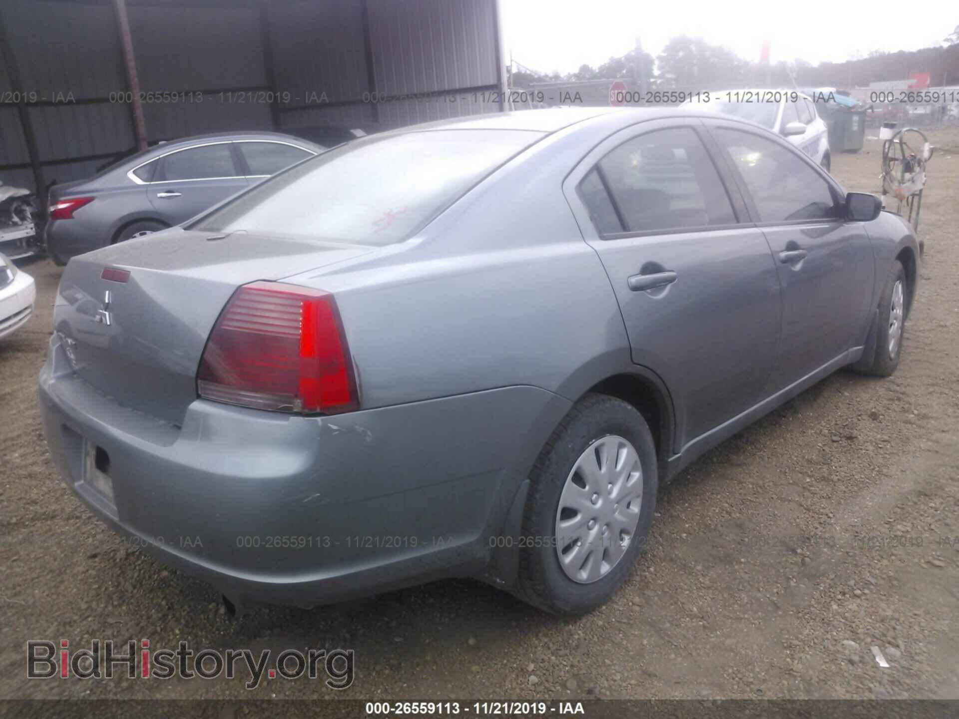 2007 MITSUBISHI GALANT - VIN: 4A3AB36F87E038453 - Фото 4