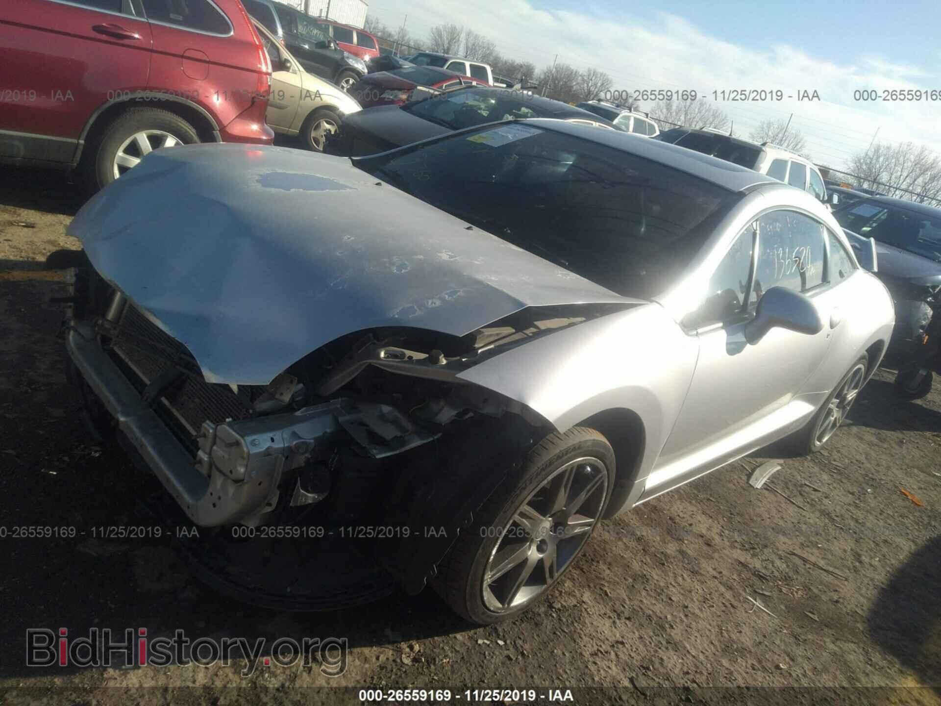 2008 MITSUBISHI ECLIPSE - VIN: 4A3AK64F08E012404 - Фото 2