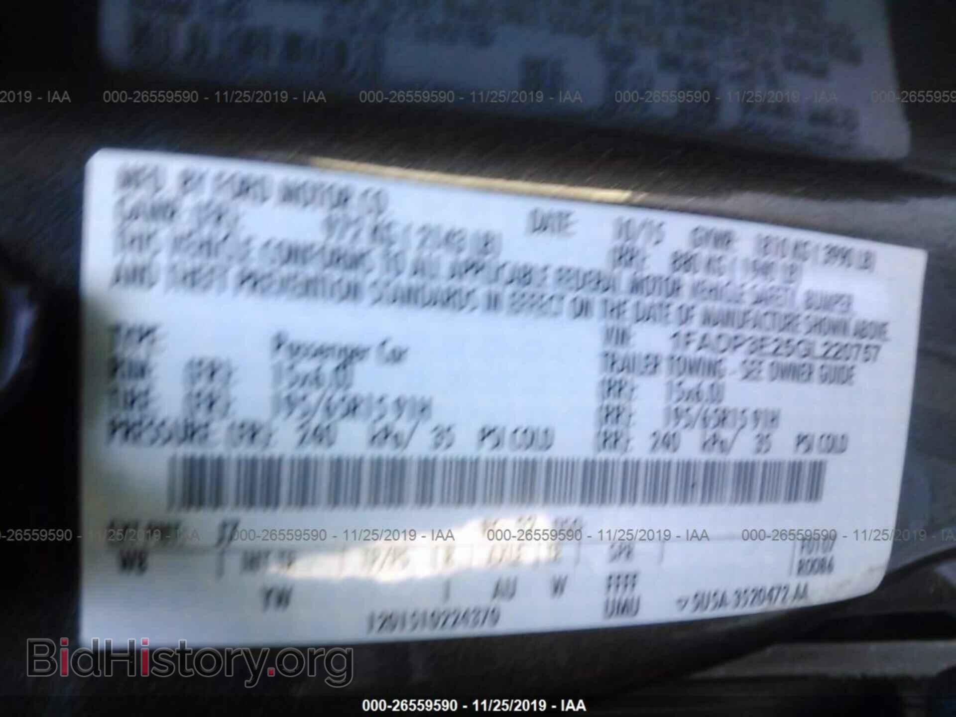 2016 FORD FOCUS - VIN: 1FADP3E25GL220757 - Фото 9
