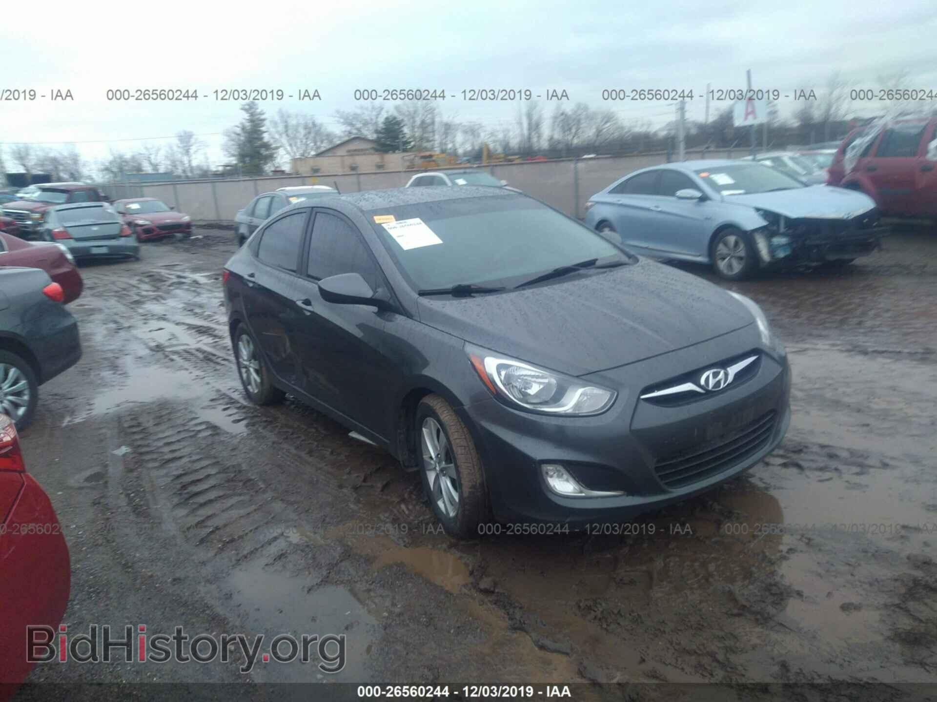 Photo KMHCU4AE0CU185906 - HYUNDAI ACCENT 2012