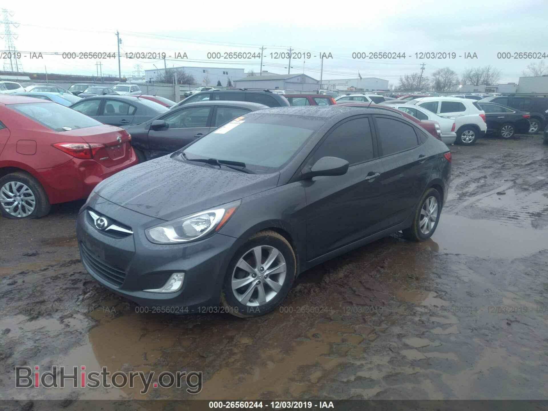 2012 HYUNDAI ACCENT - VIN: KMHCU4AE0CU185906 - Фото 2