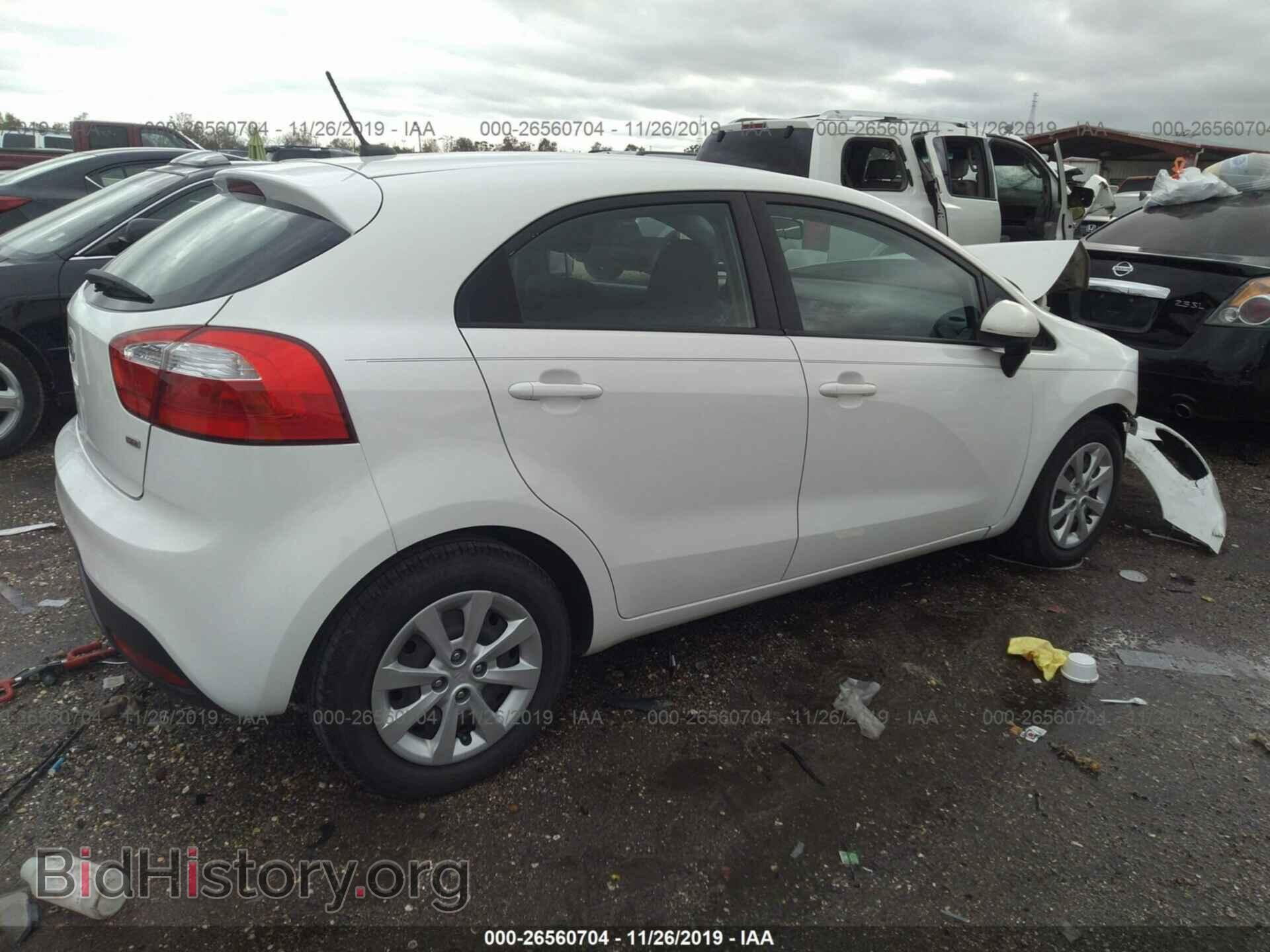 2013 KIA RIO - VIN: KNADM5A39D6103820 - Фото 4