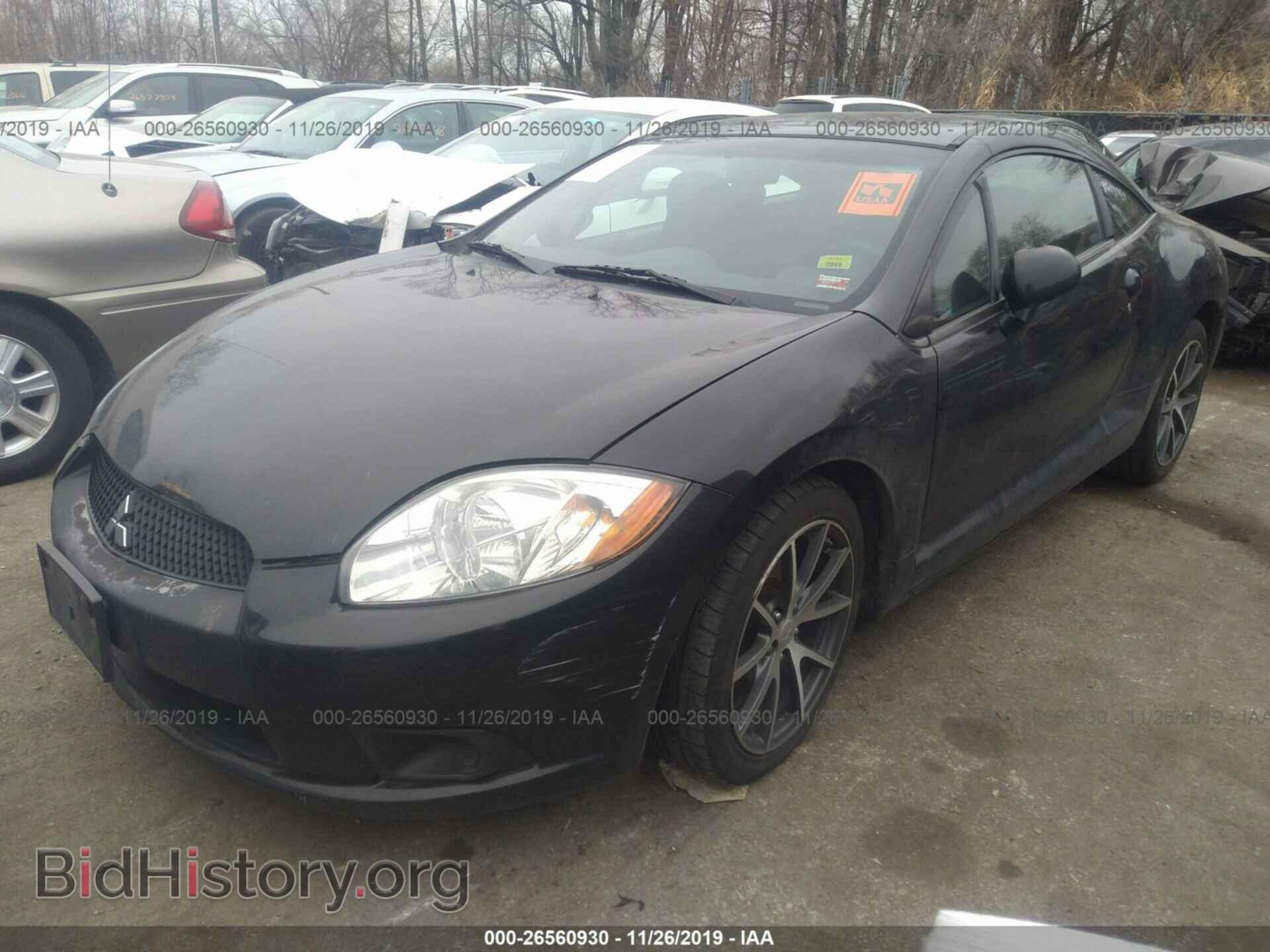 2012 MITSUBISHI ECLIPSE - VIN: 4A31K5DF7CE004366 - Фото 2