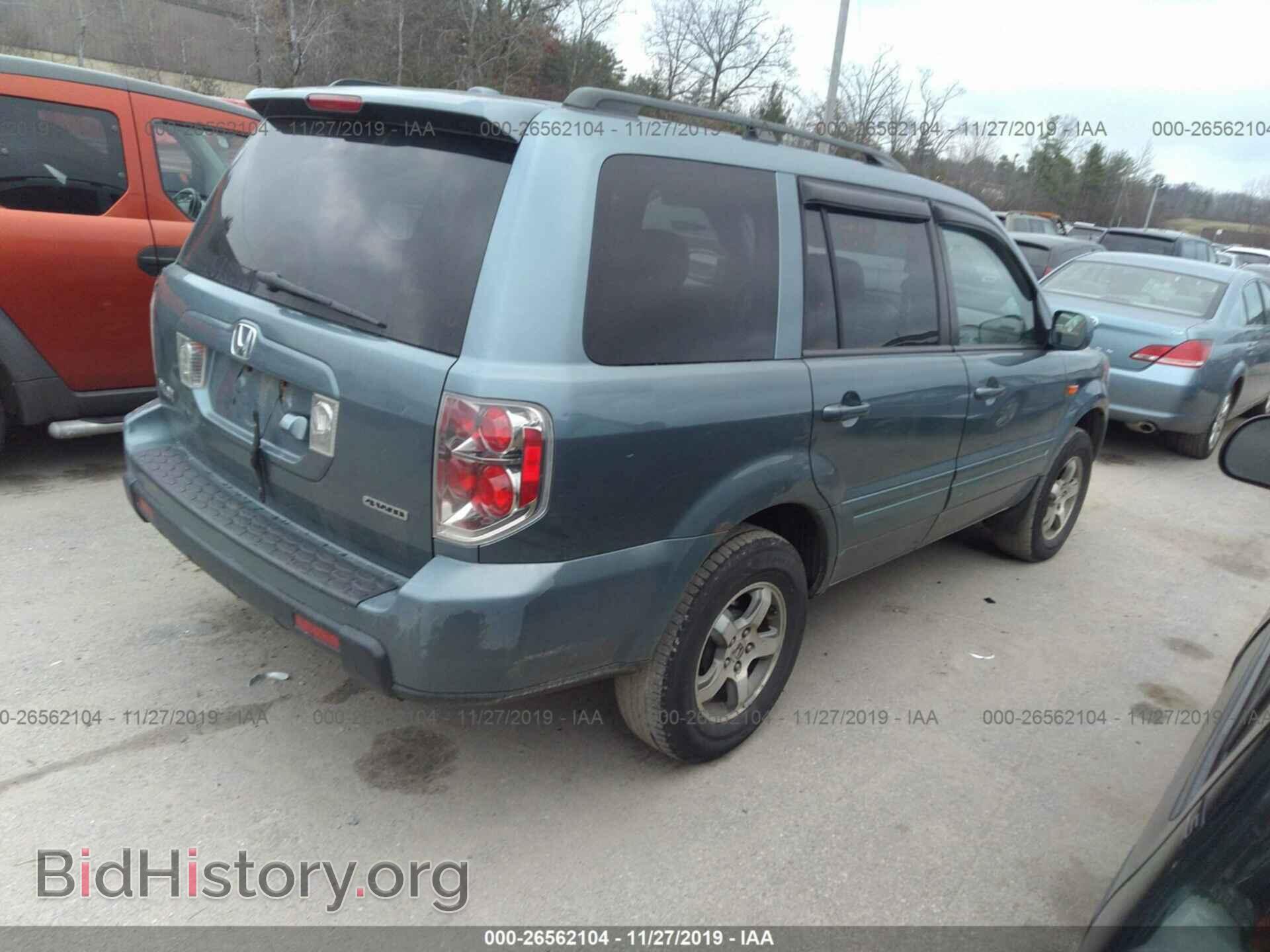 2006 Honda Pilot - VIN: 2HKYF18796H512389 - Фото 4