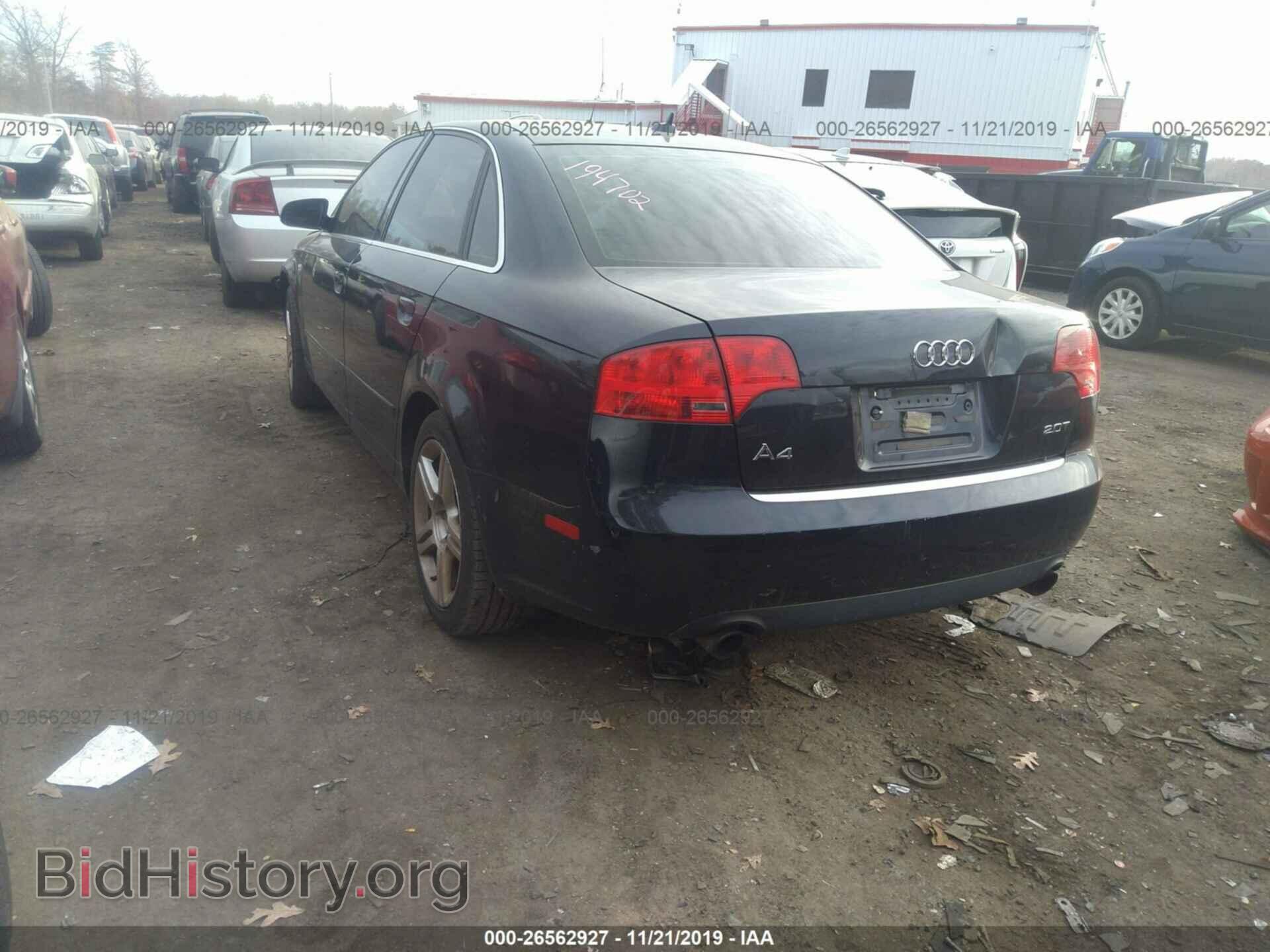 2007 AUDI A4 - VIN: WAUAF78E67A194708 - Photo 3